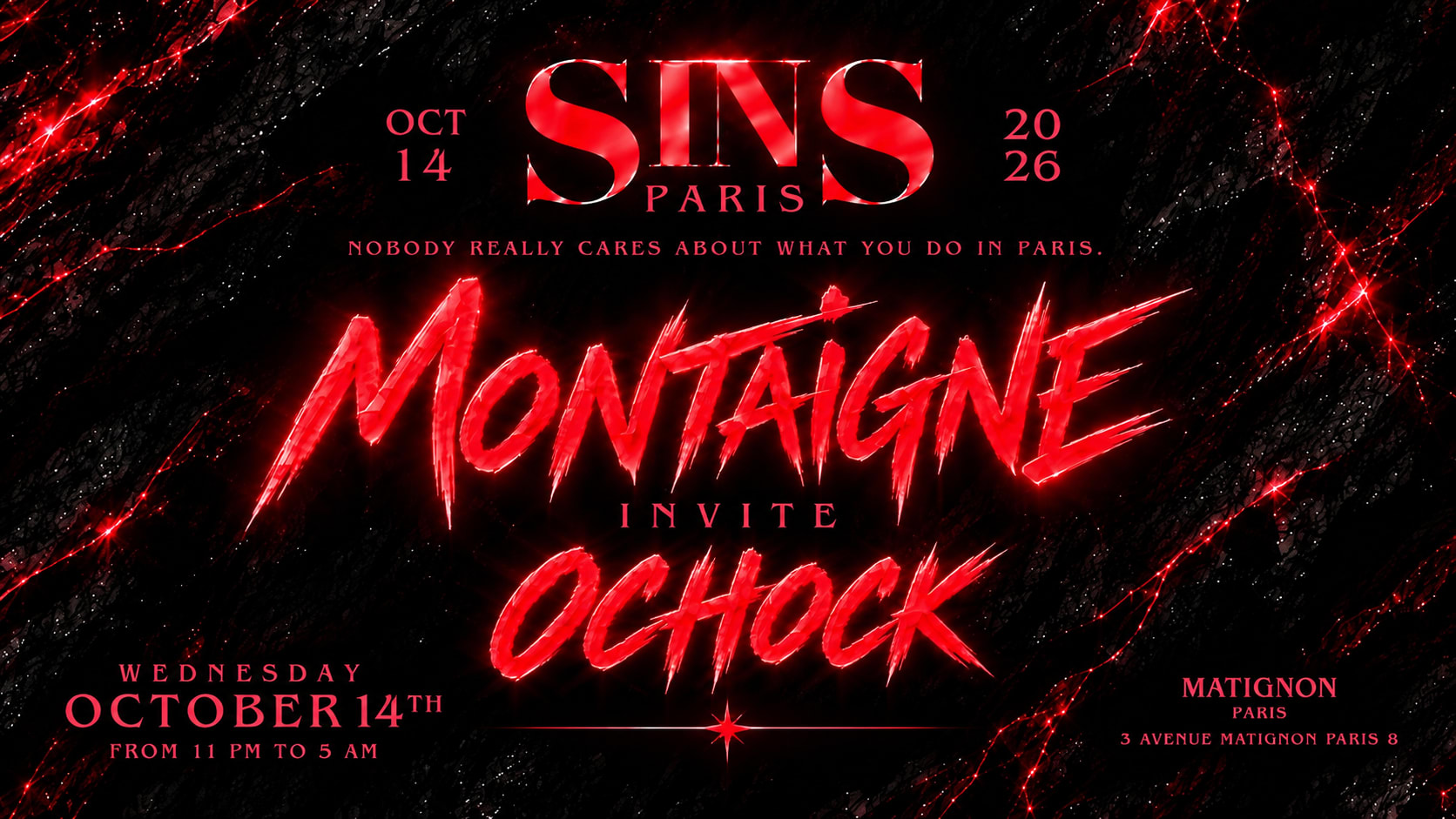Montaigne Invite Ochock Au Matignon For Sins