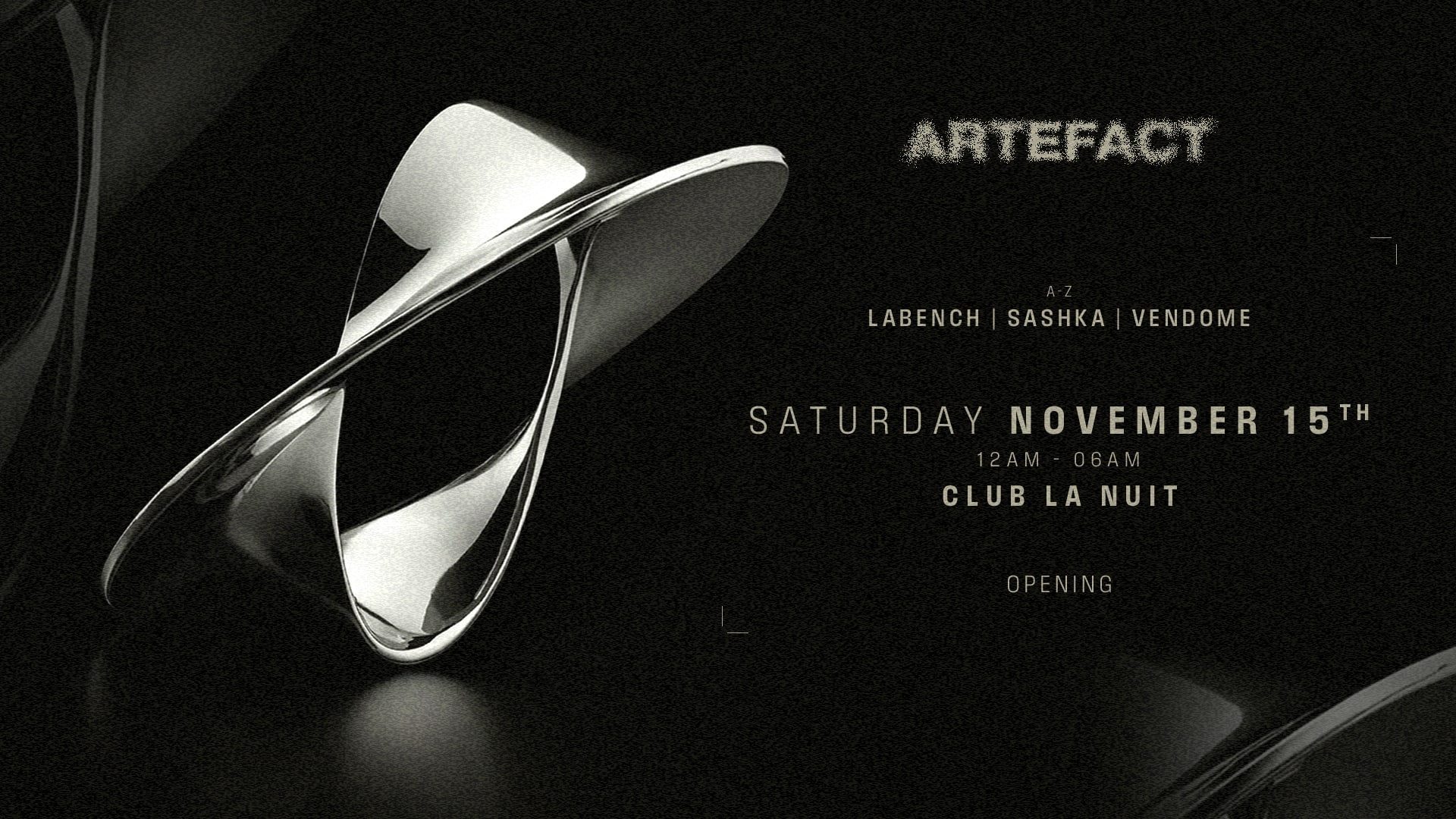 Artefact Opening: Sashka, Labench, Vendome