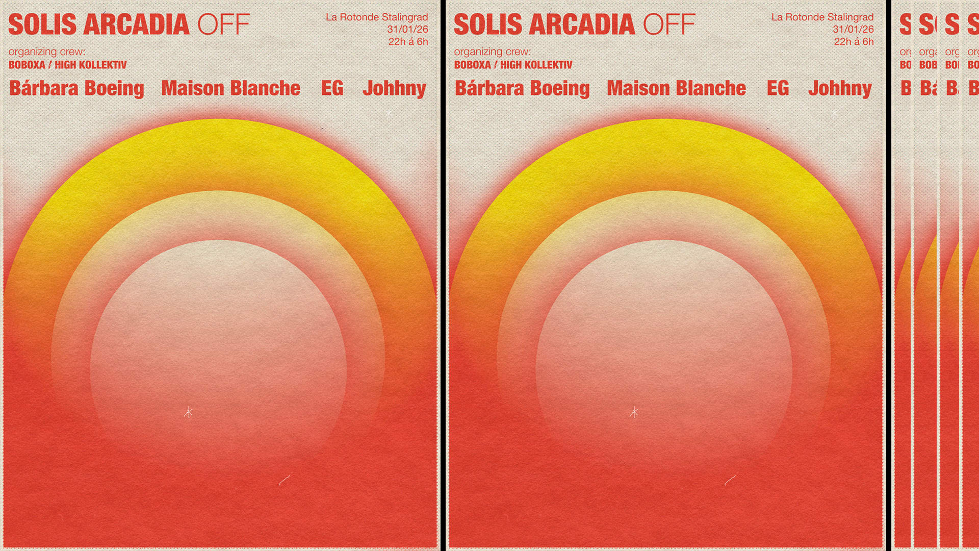 [Places Dispo À L’Entrée] Solis Arcadia Off | Bárbara Boeing