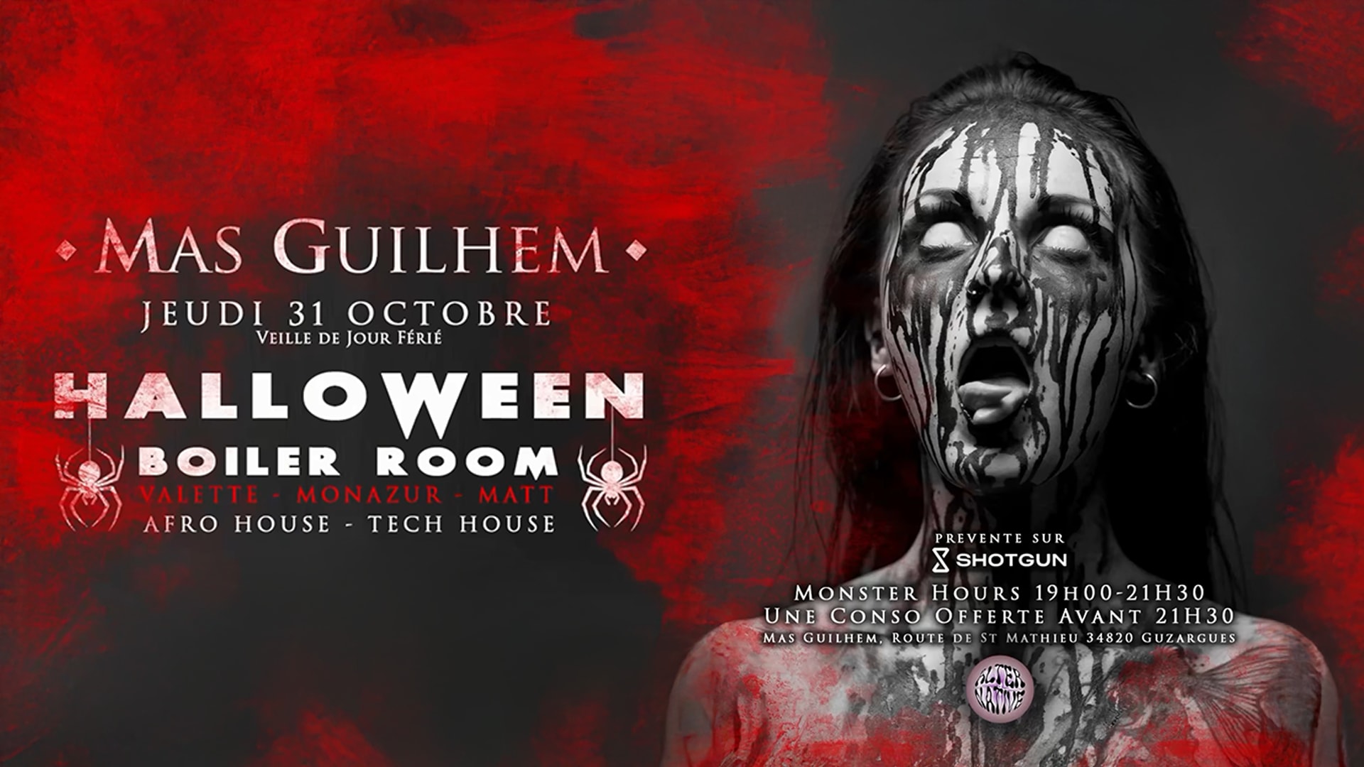 31.10.2024 Halloween - Boisson Offerte
