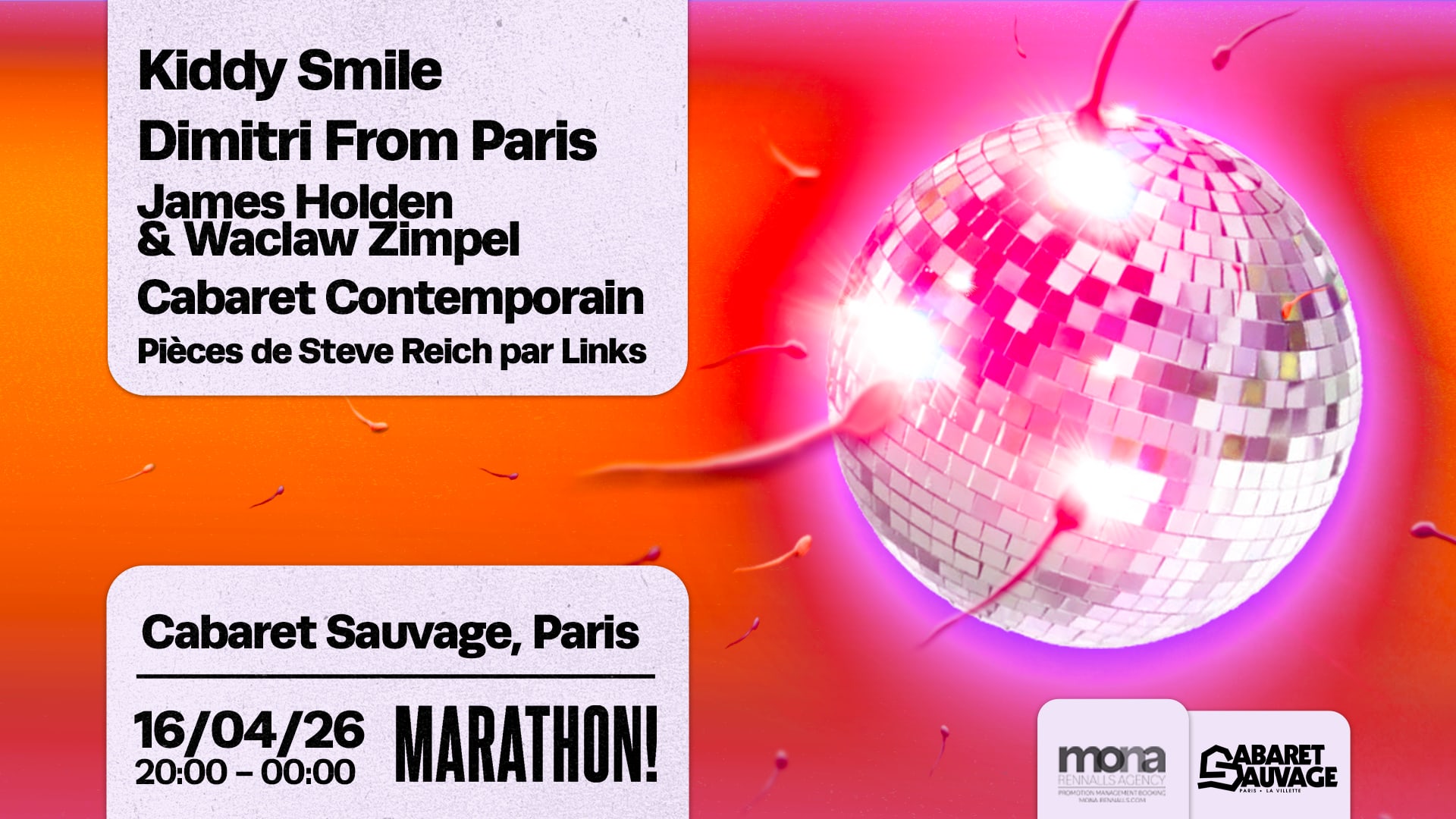 Marathon! Kiddy Smile, Dimitri From Paris, James Holden...