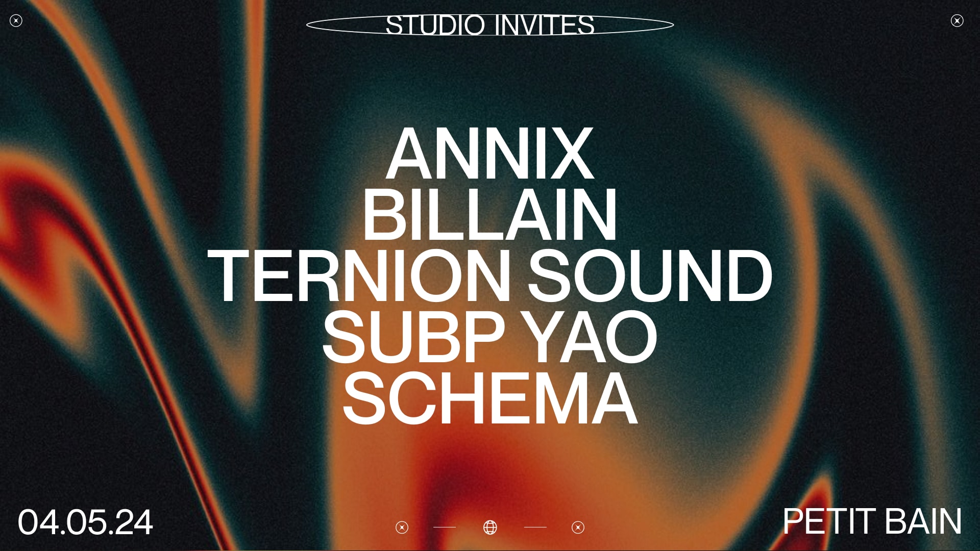 Studio Invites Annix, Billain, Ternion Sound, & Subp Yao