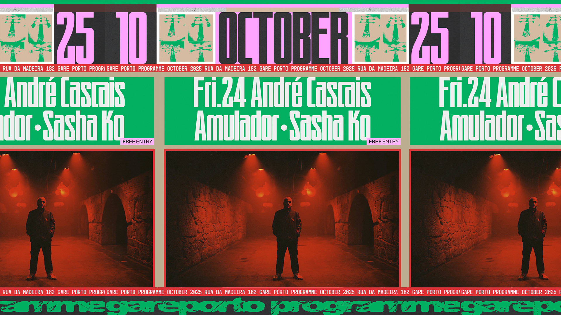 André Cascais, Amulador, Sasha Ko (Free Entry)