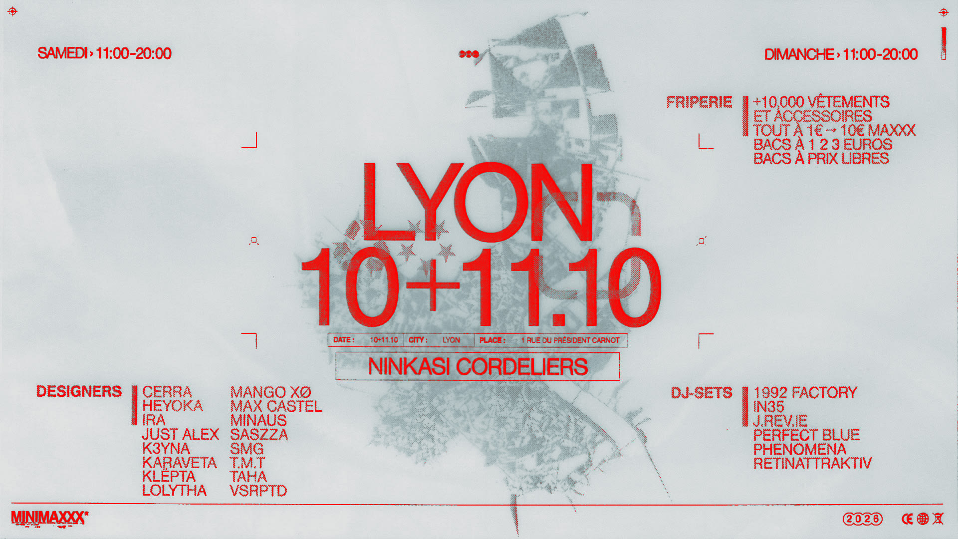 [Lyon] Friperie + Dj-Sets + Designers
