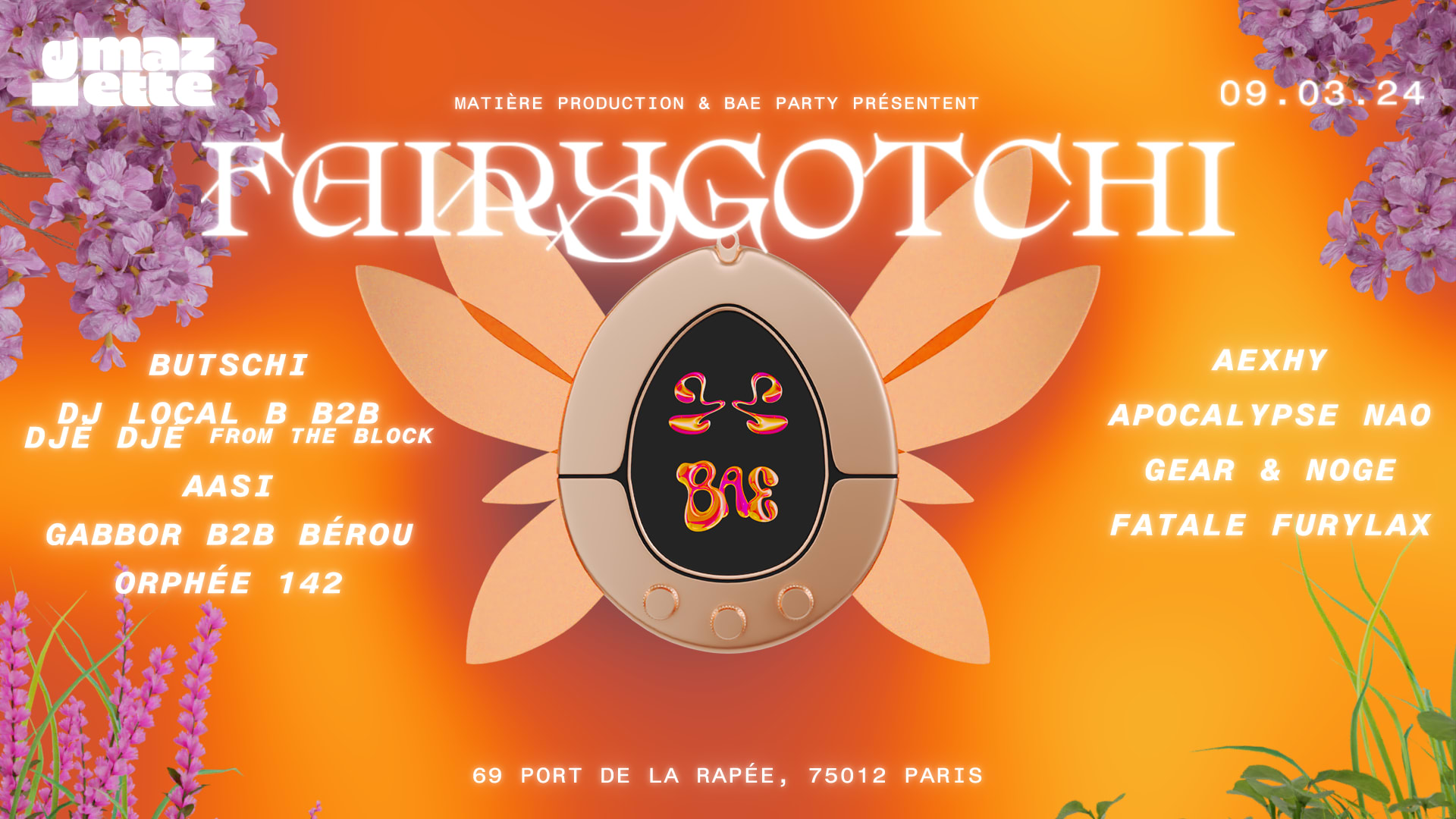 Bae Party X Matière Present : Fairygotchi