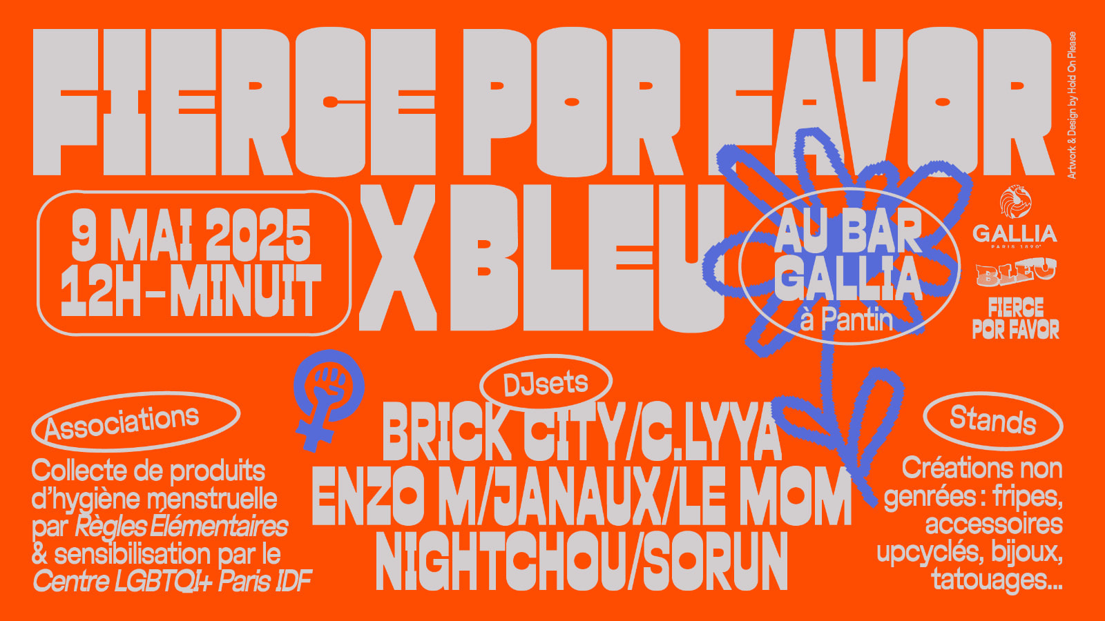 Fierce Por Favor X Bleu - Bar Gallia