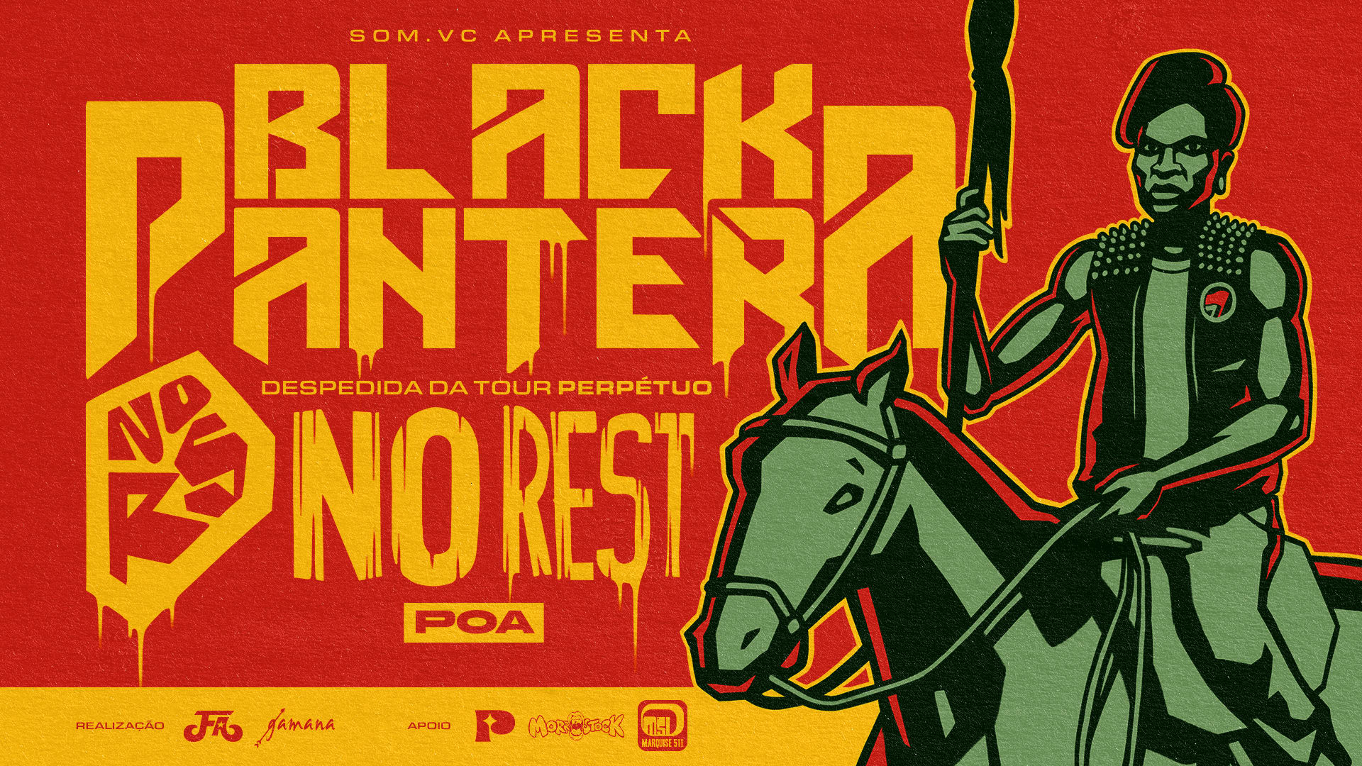 Black Pantera, No Rest E Código Penal Em Porto Alegre