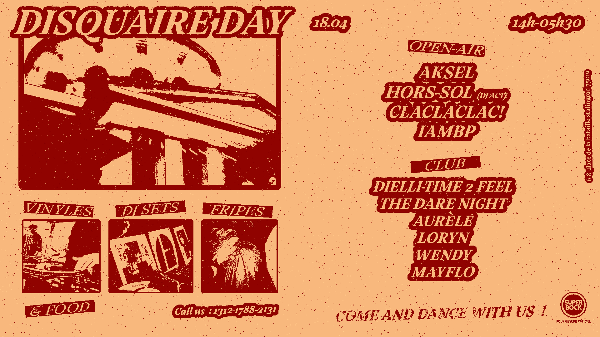 Places Dispo A L'entree - Disquaire Day 2026