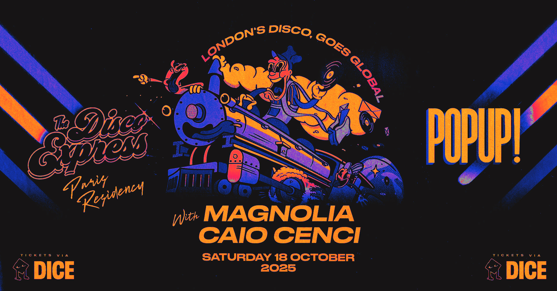 The Disco Express : Magnolia + Caio Cenci
