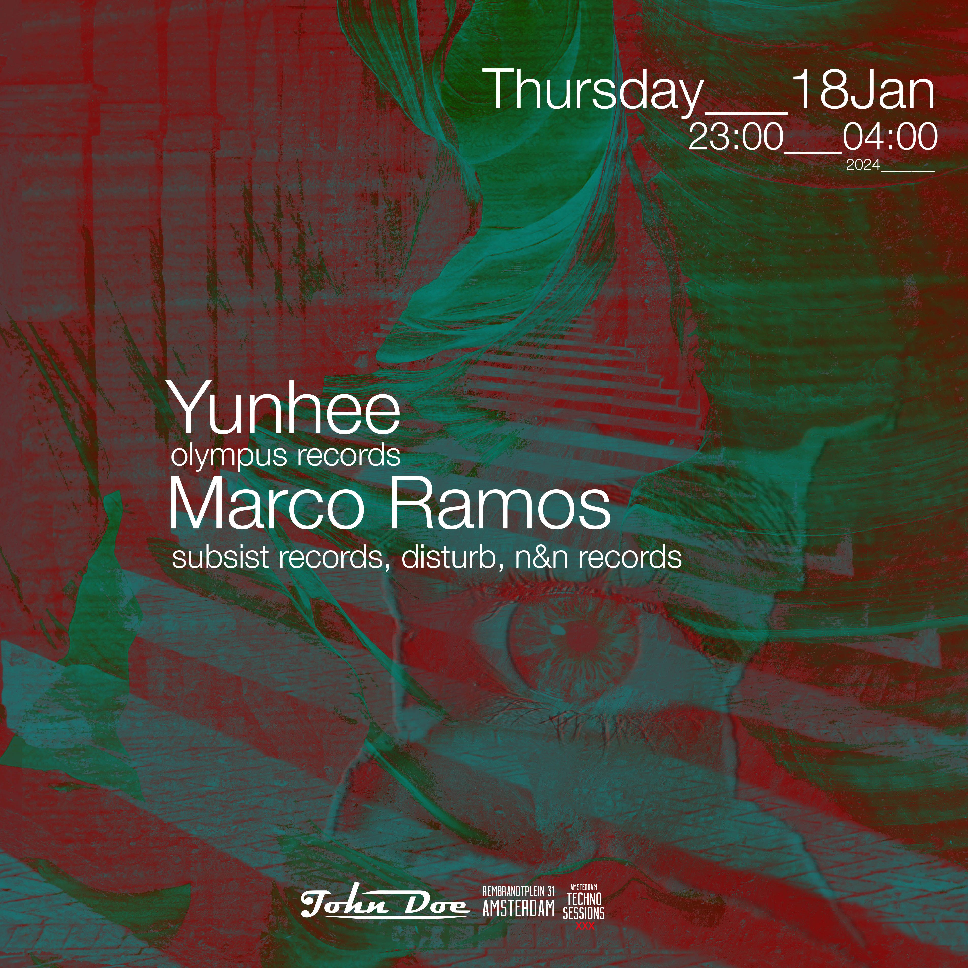 Amsterdam Techno Sessions W/ Yunhee & Marco Ramos - W3