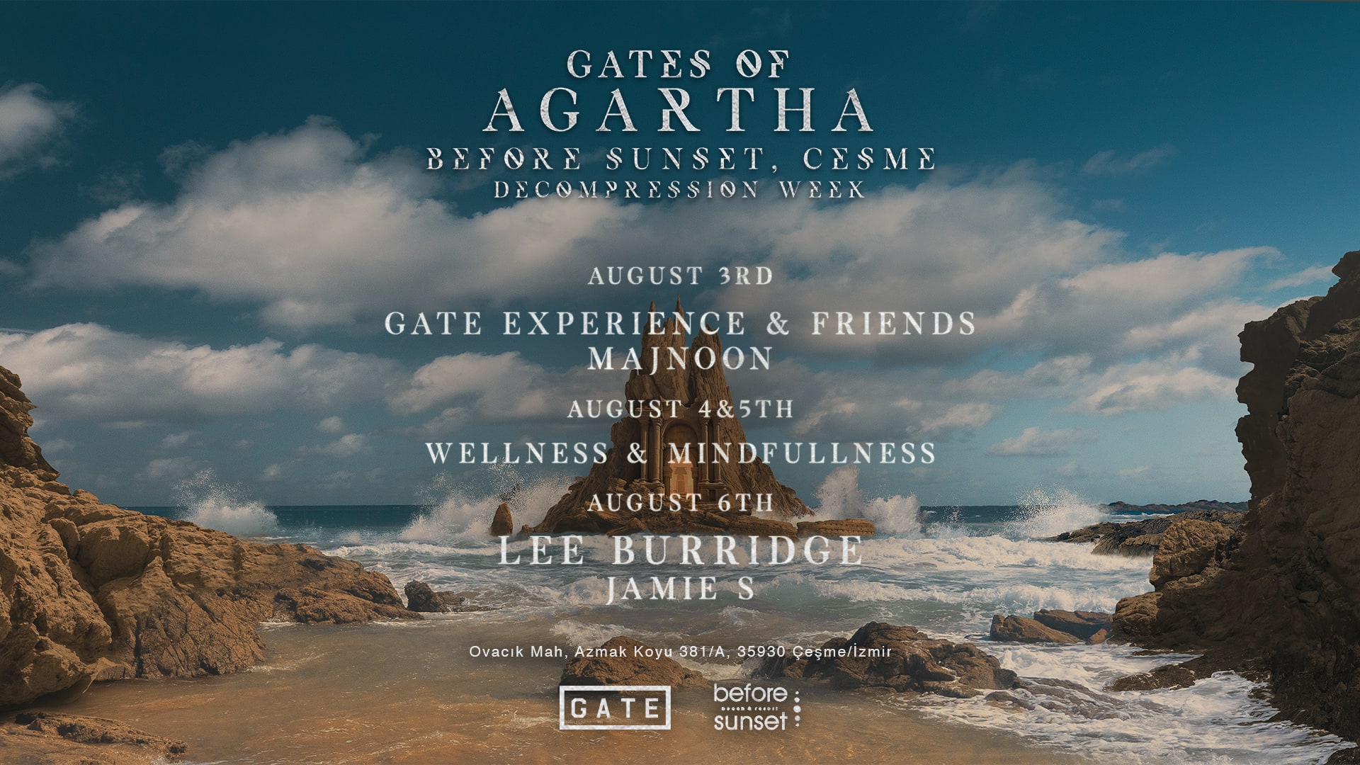 Gates Of Agartha @ Before Sunset Beach (Cesme, Turkey)