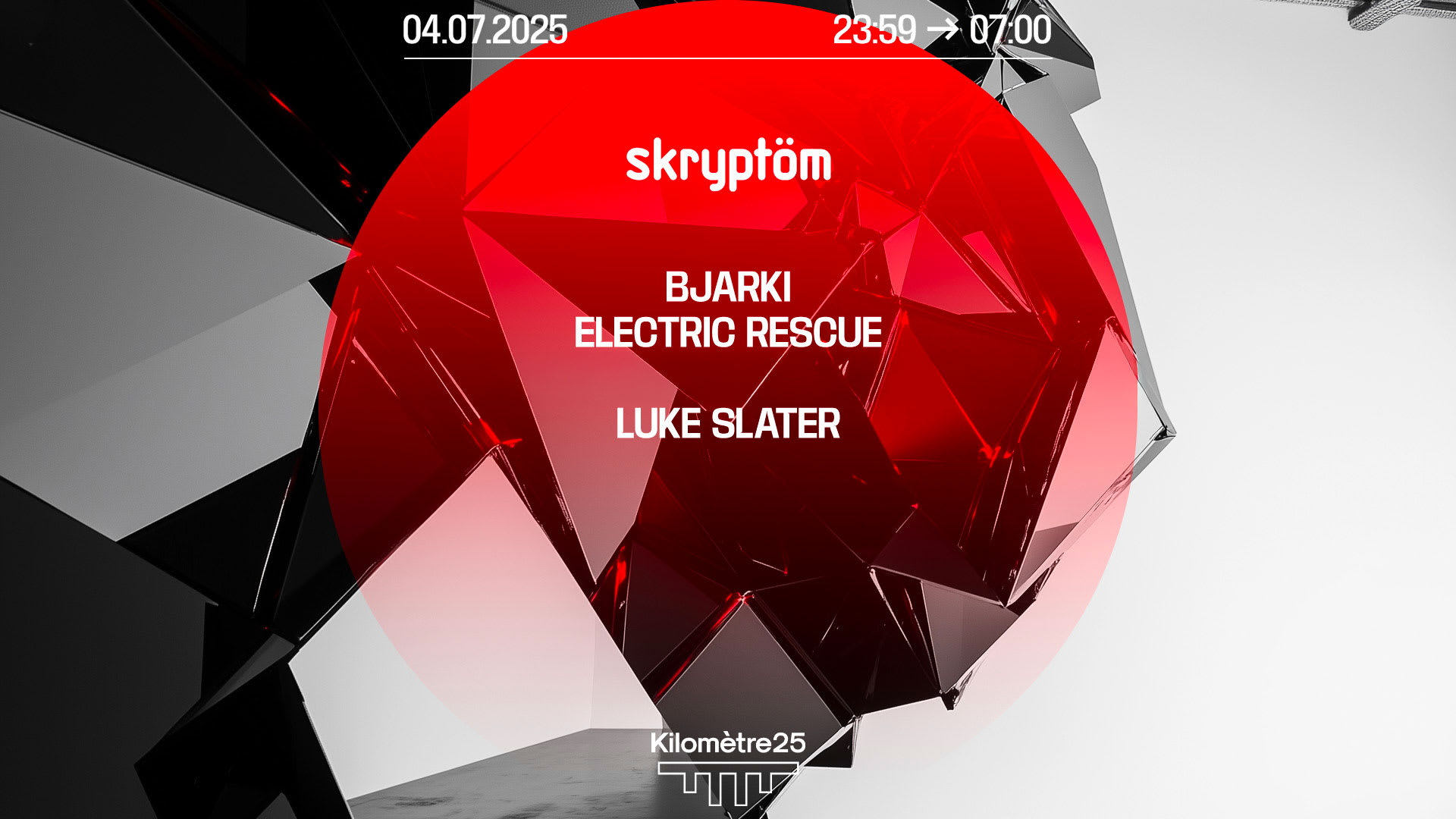 Skryptöm : Bjarki, Luke Slater, Electric Rescue