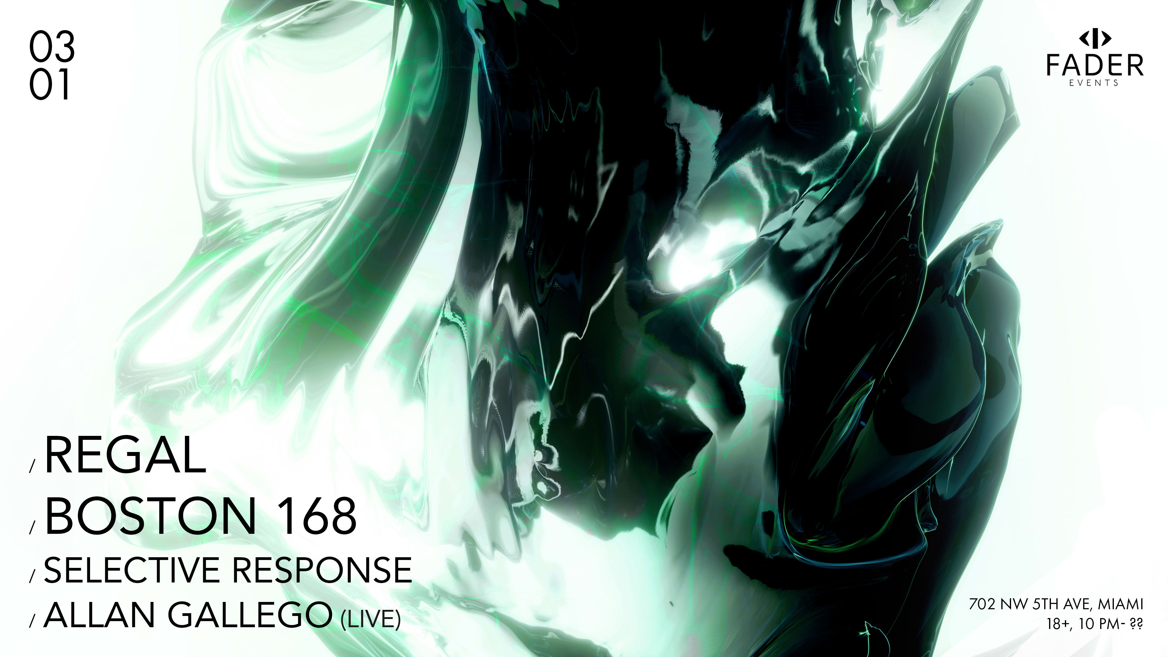 Regal, Boston 168, Selective Response & Allan Gallego (Live)