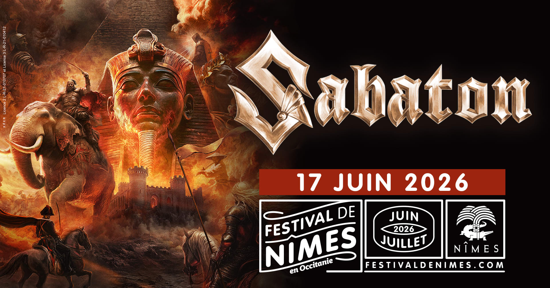 Sabaton - Festival De Nimes 2026
