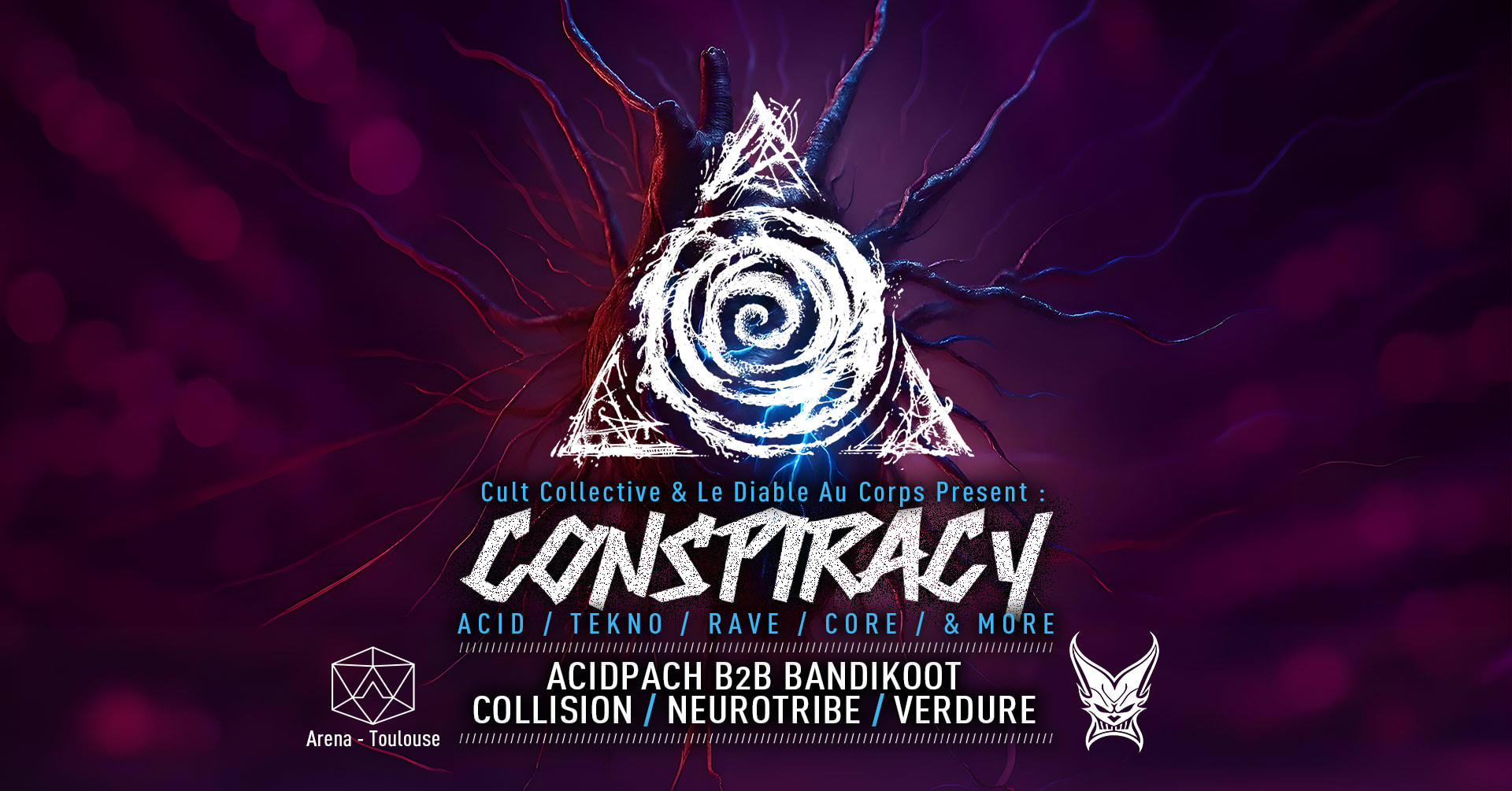 Cult Collective And Ldac Present Conspiracy - Arena Toulouse