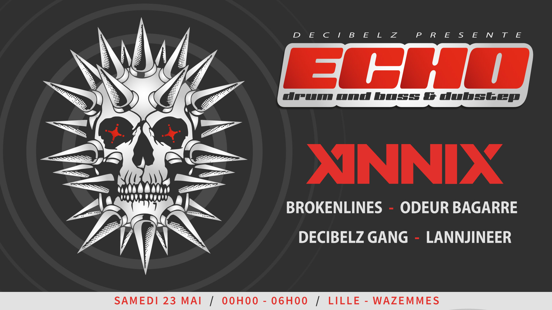 Decibelz Présente Echo - W/ Annix & Brokenlines
