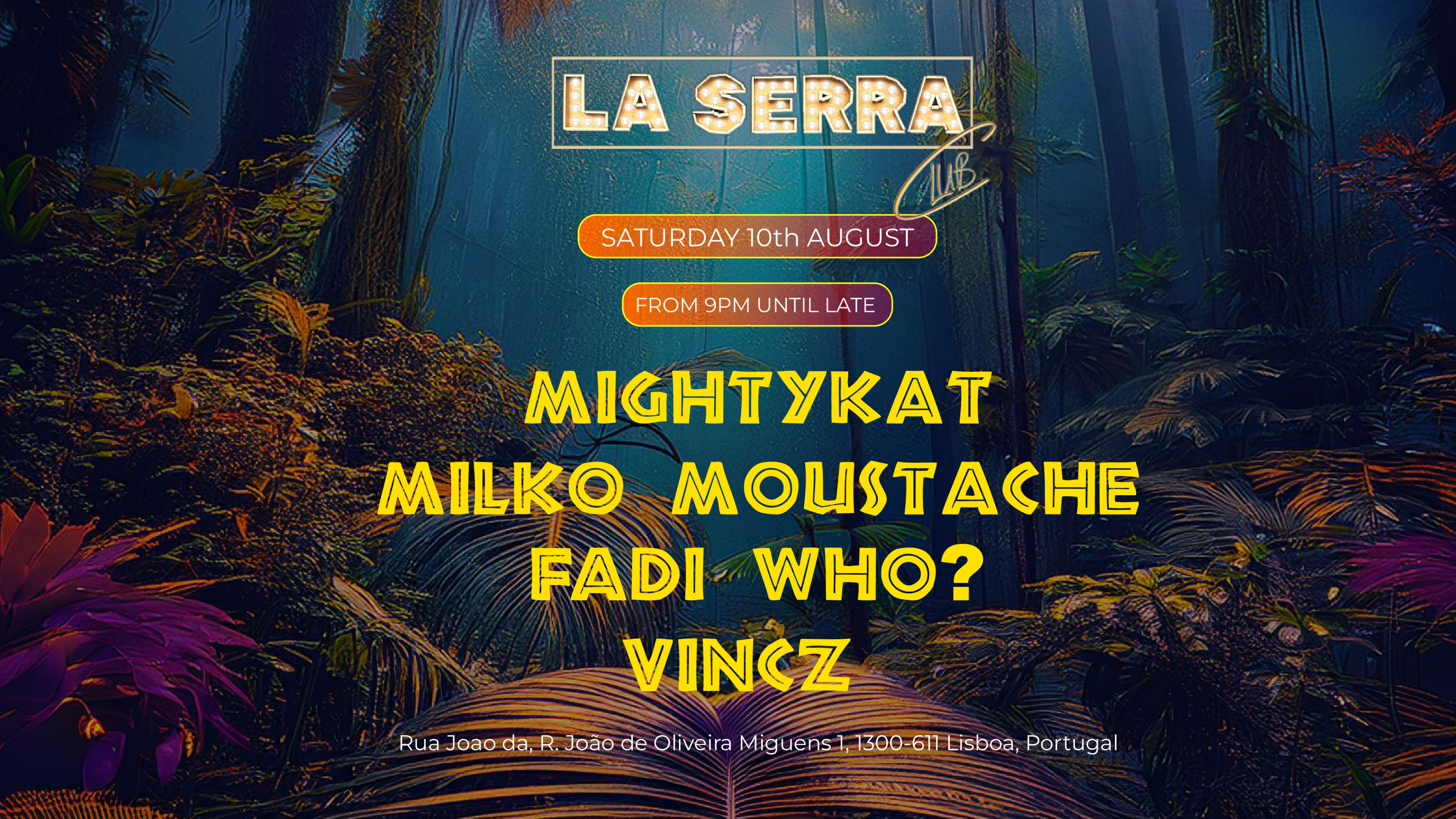 Mightykat, Fadi Who B2b Milko Moustache At La Serra