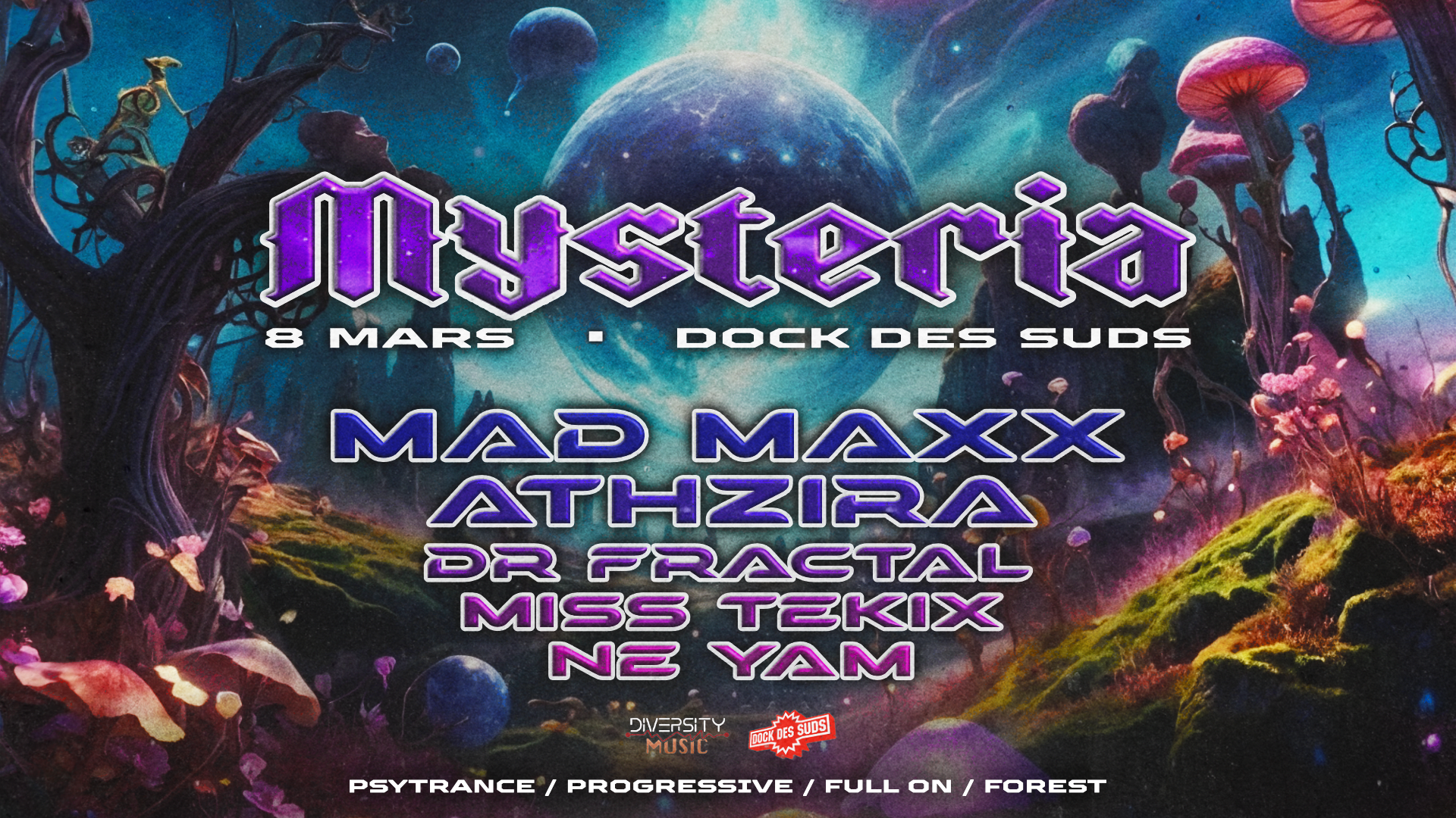Mysteria W/ Mad Maxx, Athzira & More