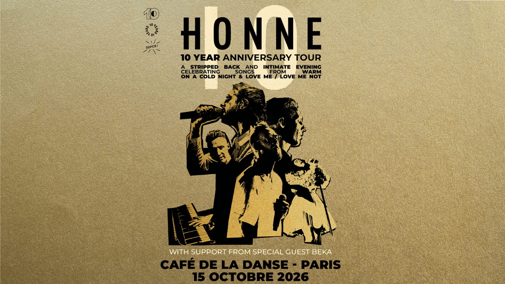 Honne - 15 Octobre : 10 Year Anniversary Tour