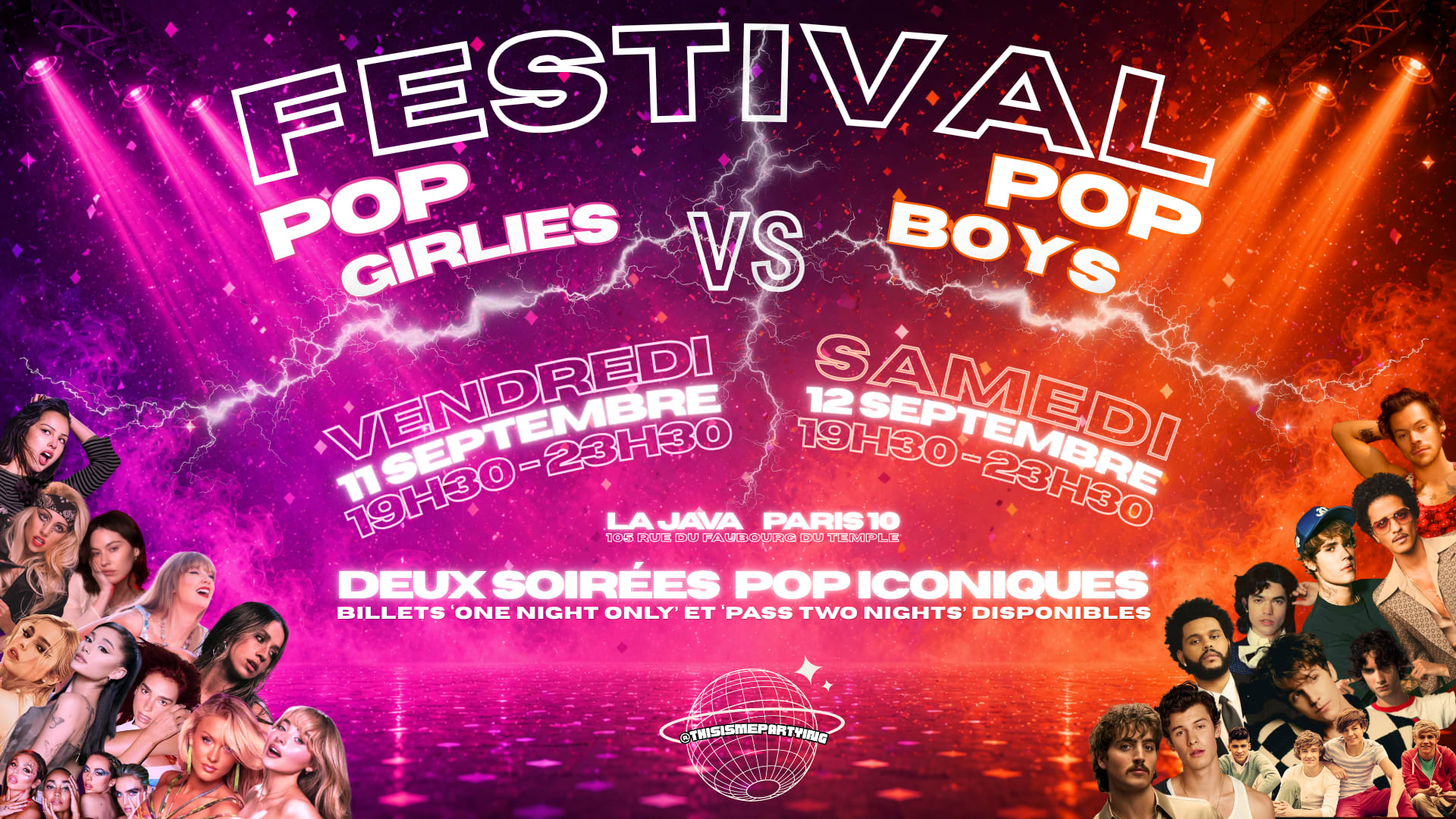 Pop Girlies Vs Pop Boys Festival Paris