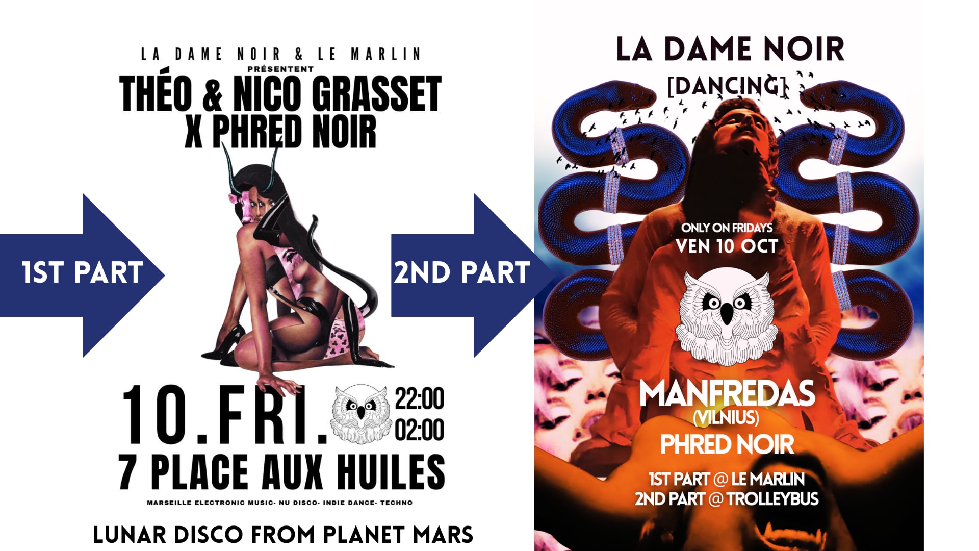 Manfredas (Vilnius) & Phred Noir @ Le Marlin + Le Trolleybus