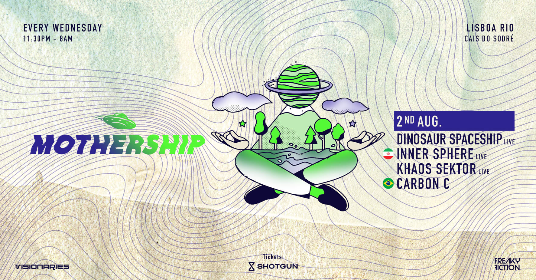 Mothership By Visionaries & Freaky Fiction - 2nd August