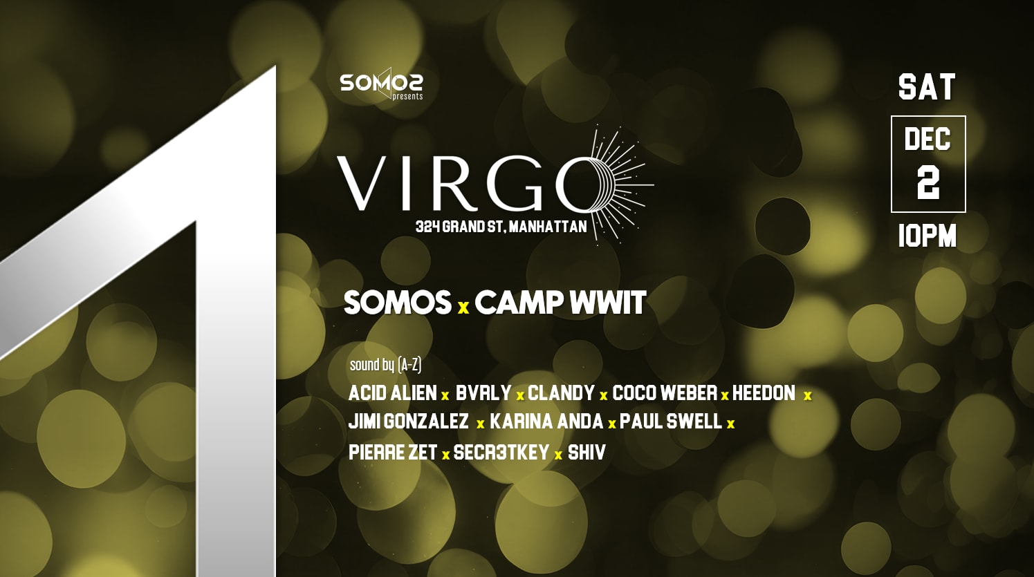 Virgo: Somos X Camp Wwit | Sat Dec 2, 2023