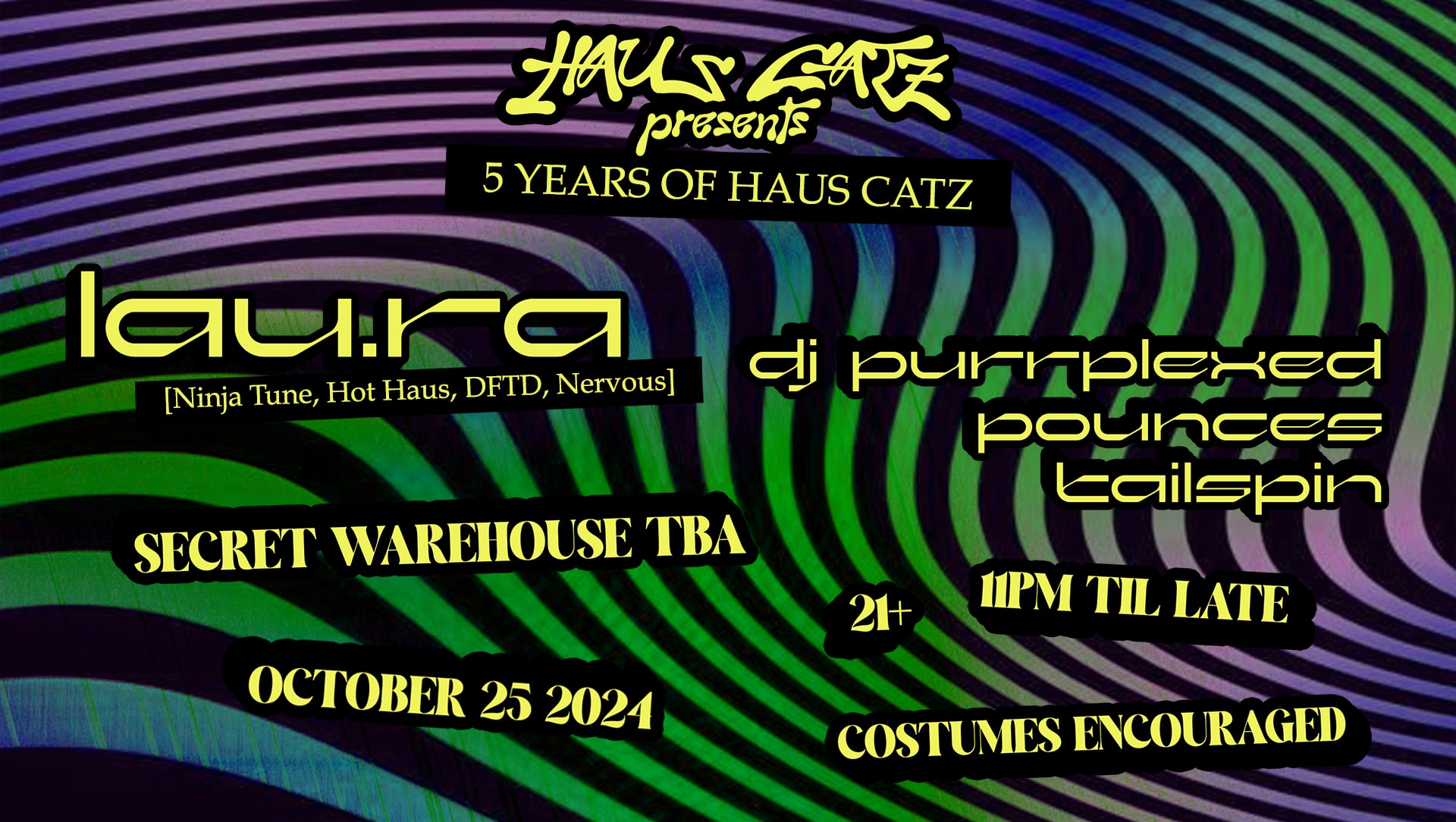 5 Years Of Haus Catz Halloween Afterz Ft. Lau.Ra [Uk]
