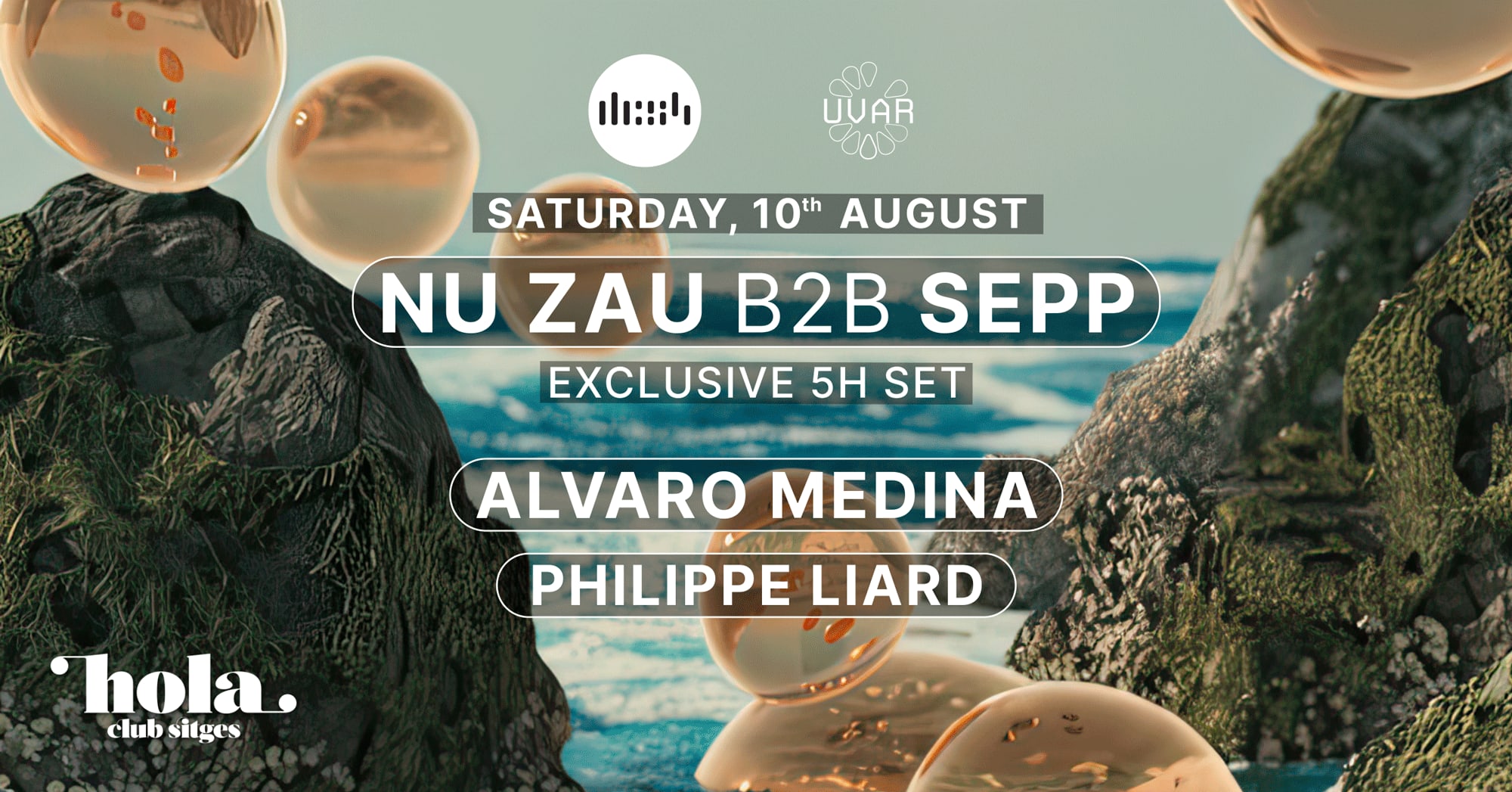 Uvar X Dcs4 At Hola Club  / Bcn Open Air Beach Party