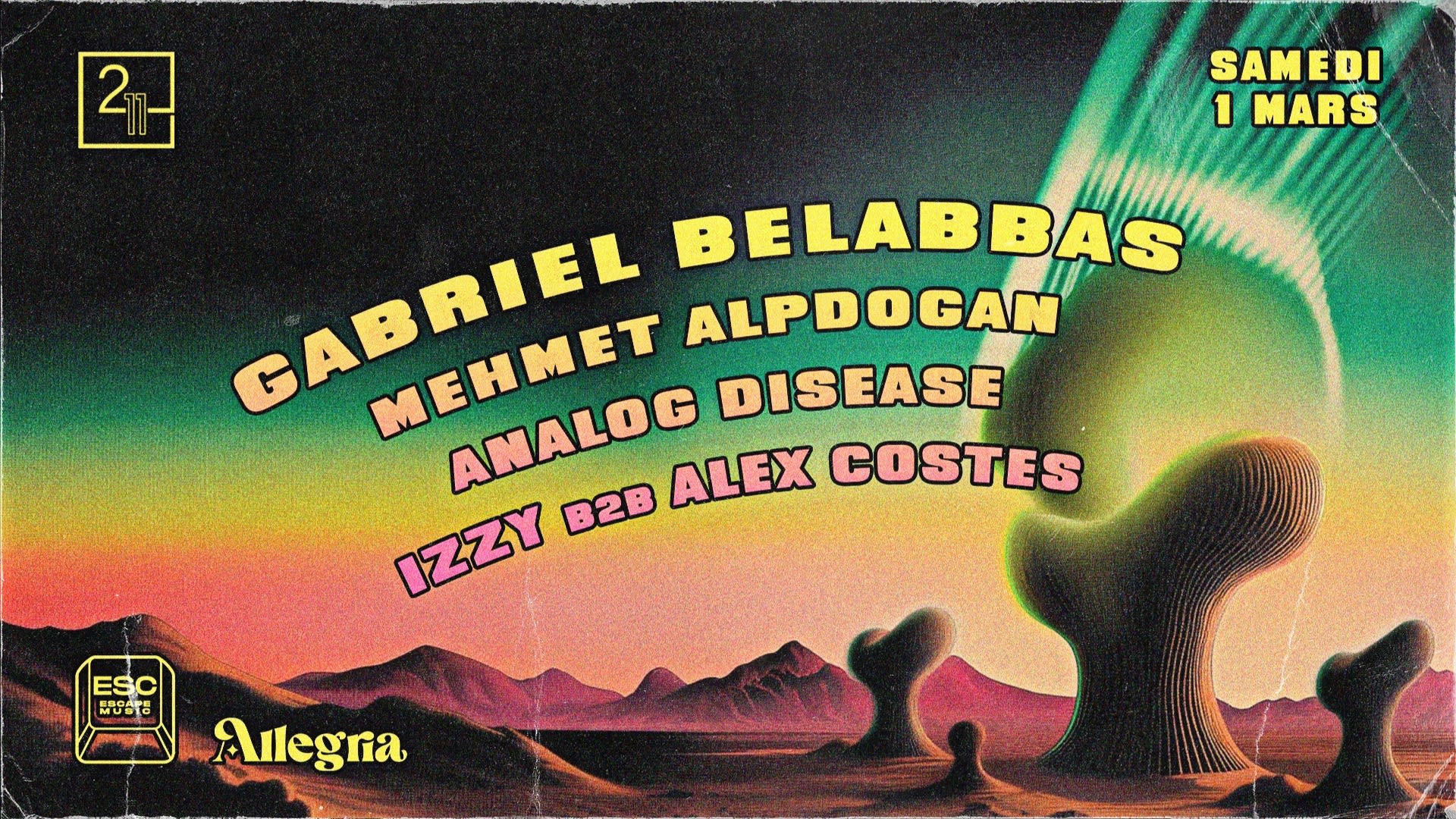 Escape Music X Allegria Invite Gabriel Belabbas