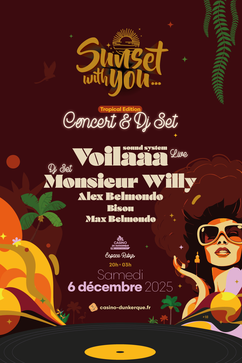 Sunset With You : Voilaaa Live + Monsieurwilly Dj Set