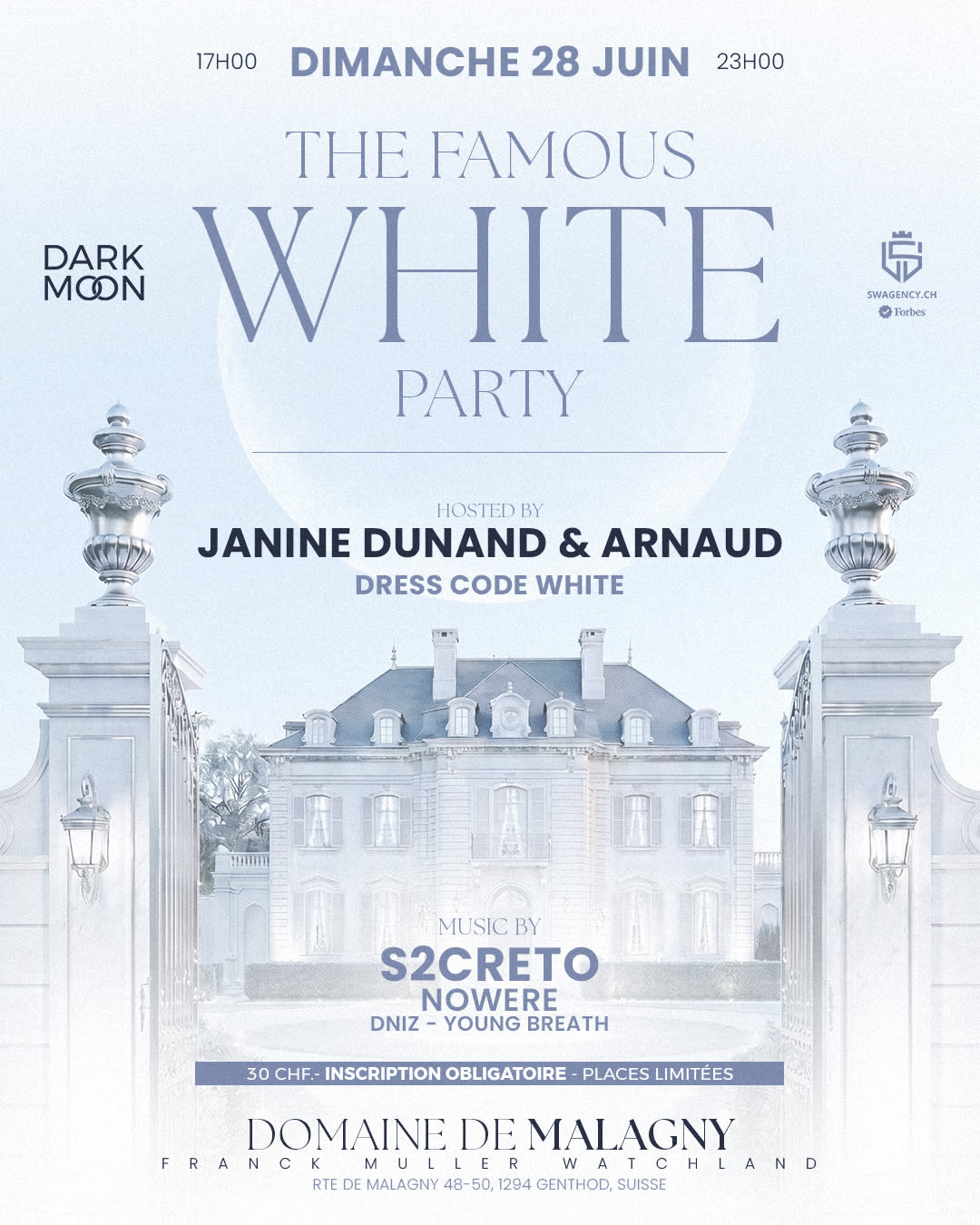 Dark Moon The Famous White Party By Janine Dunand - Arnaud