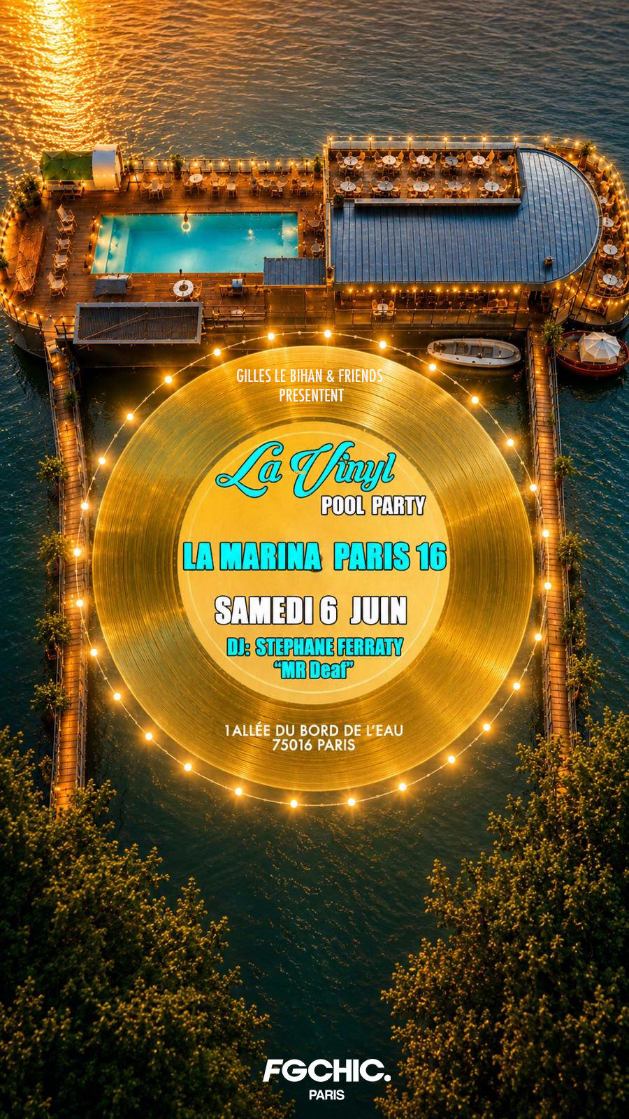 Première Pool Party De La Vinyl À La Marina