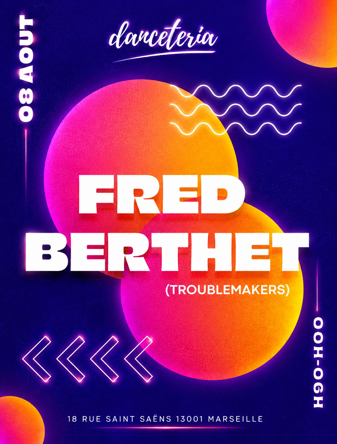 Fred Berthet (Dj Steef, Troublemakers) @ Danceteria