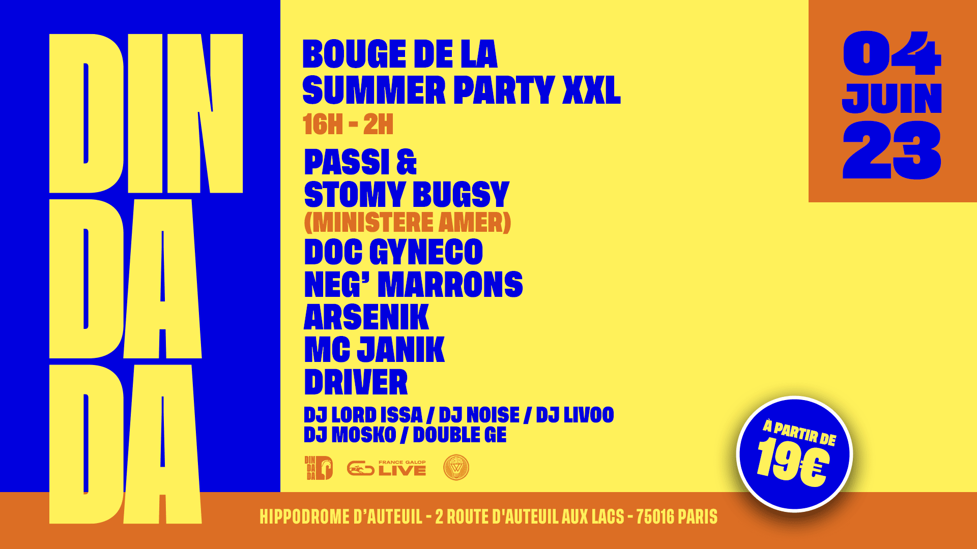 Din Dada : Passi & Stomy Bugsy, Doc Gyneco, Neg' Marrons