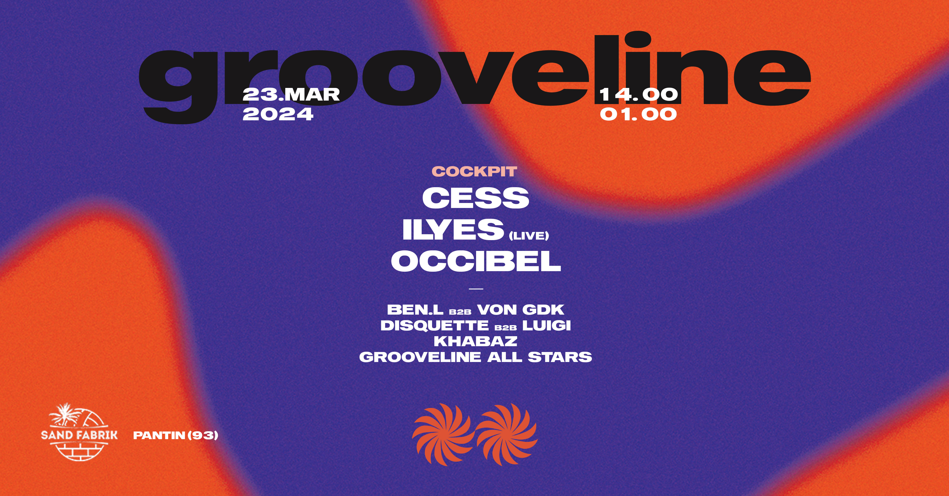 Grooveline Invite : Cess, Ilyes, Occibel