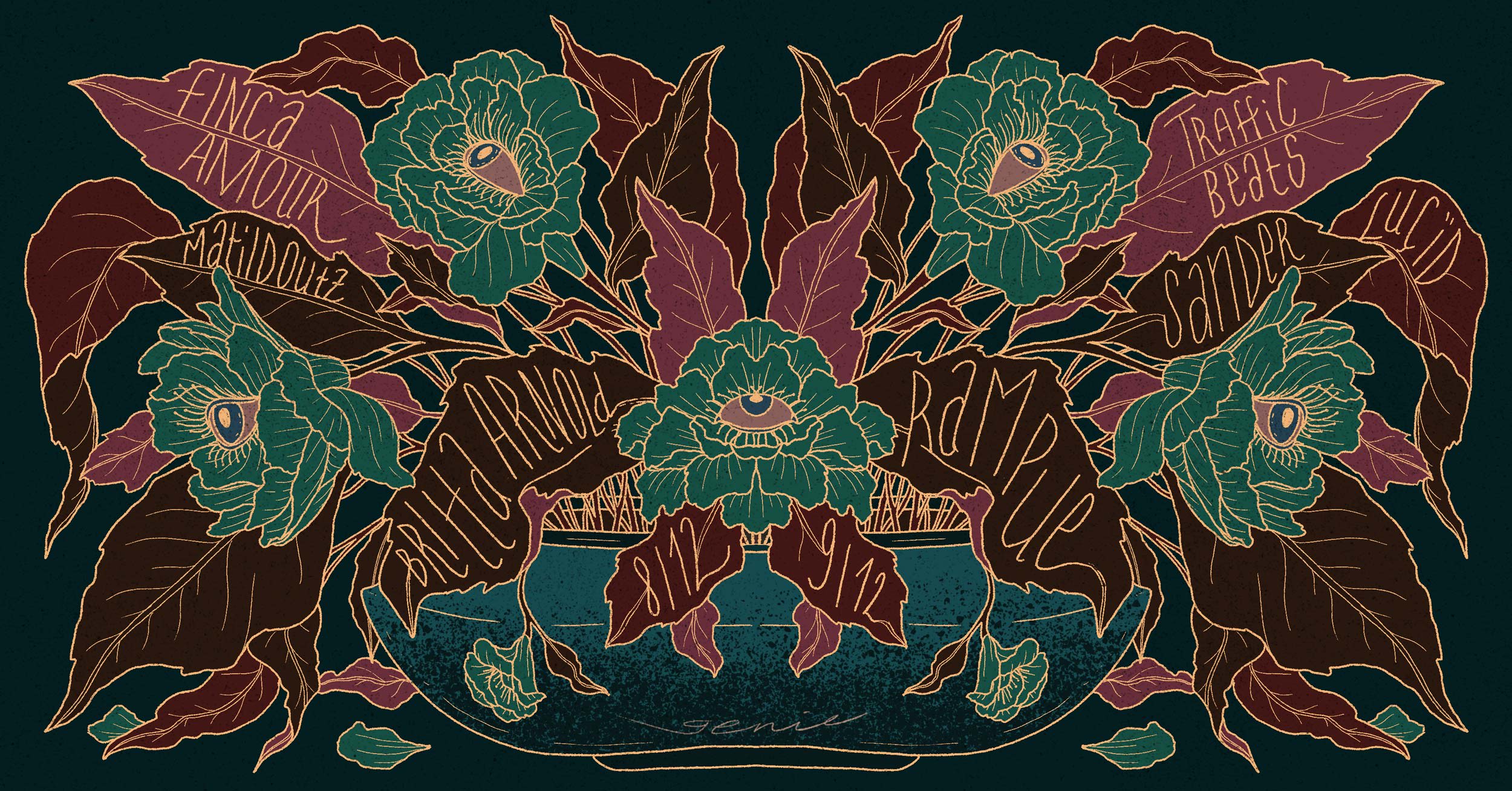 Genie Nights : Britta Arnold, Rampue & Friends