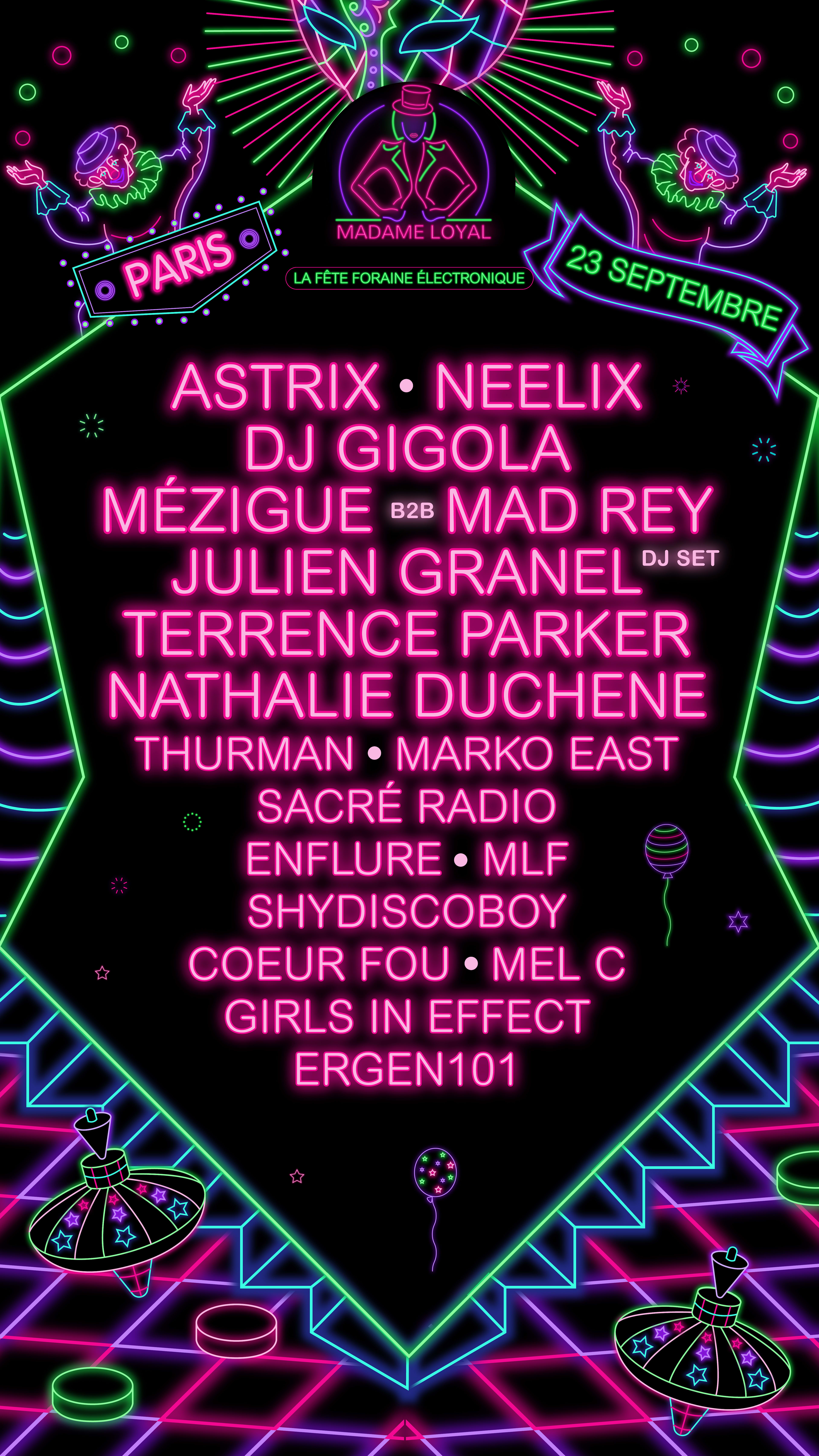 Madame Loyal Paris, 23 Septembre