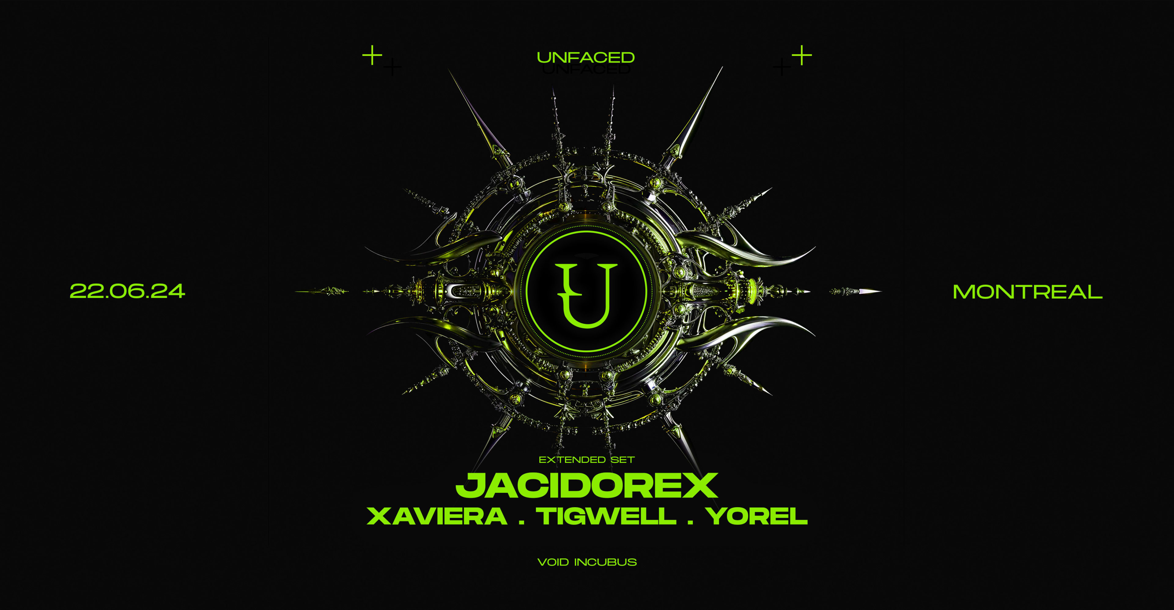 Unfaced W/ Jacidorex, Xaviera, Yorel & Tigwell