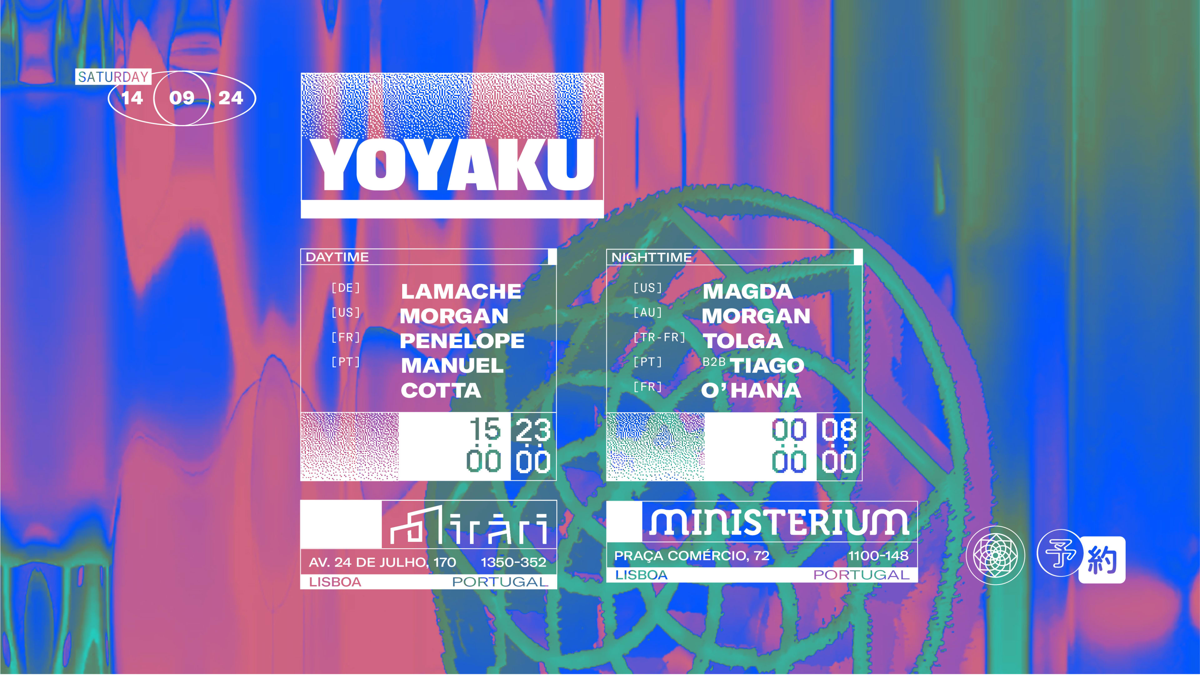 Yoyaku Showcase | Mirari (Day) X Ministerium (Night)