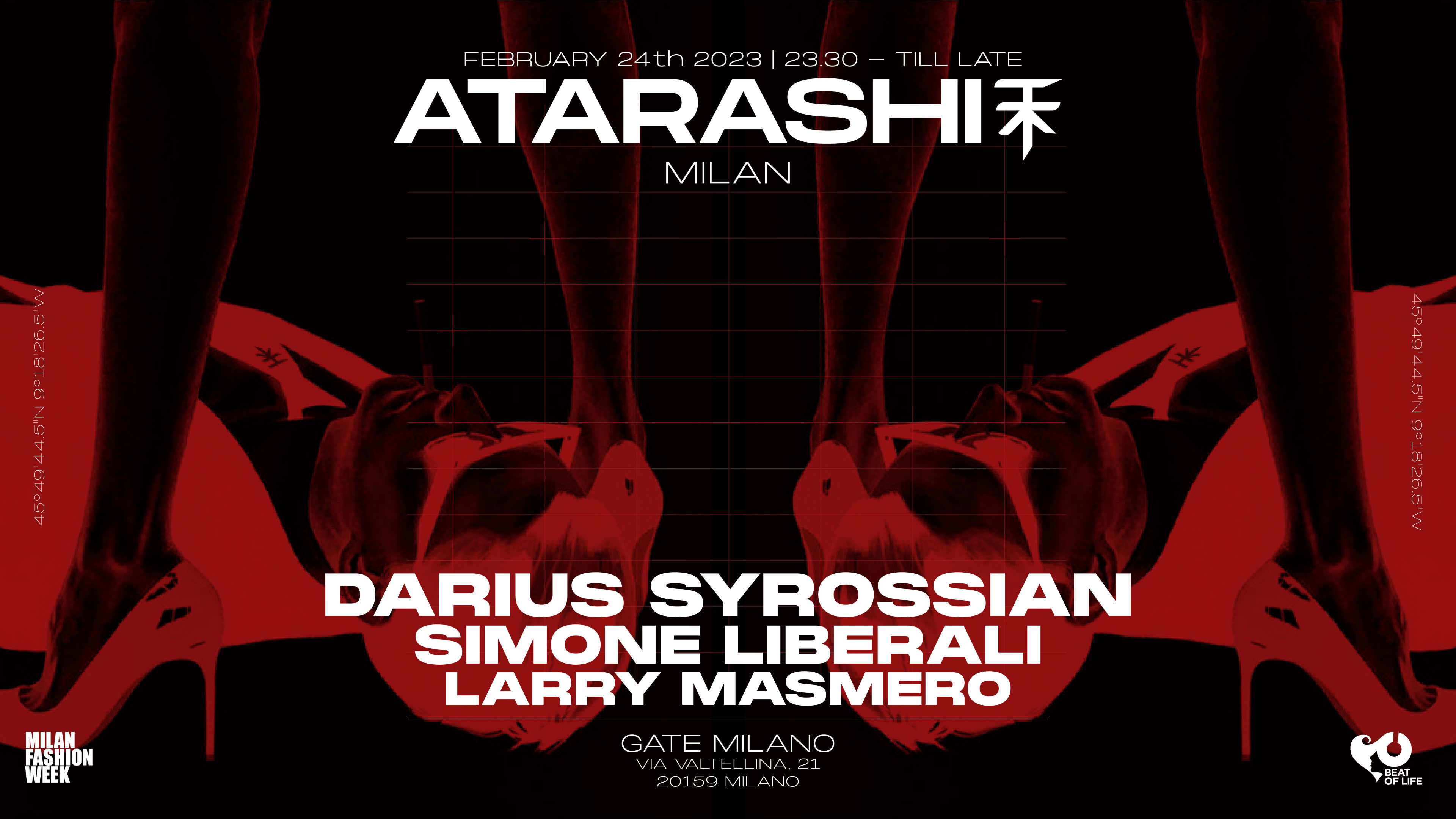 Atarashi XIX: Darius Syrossian, Simone Liberali, Larry M.