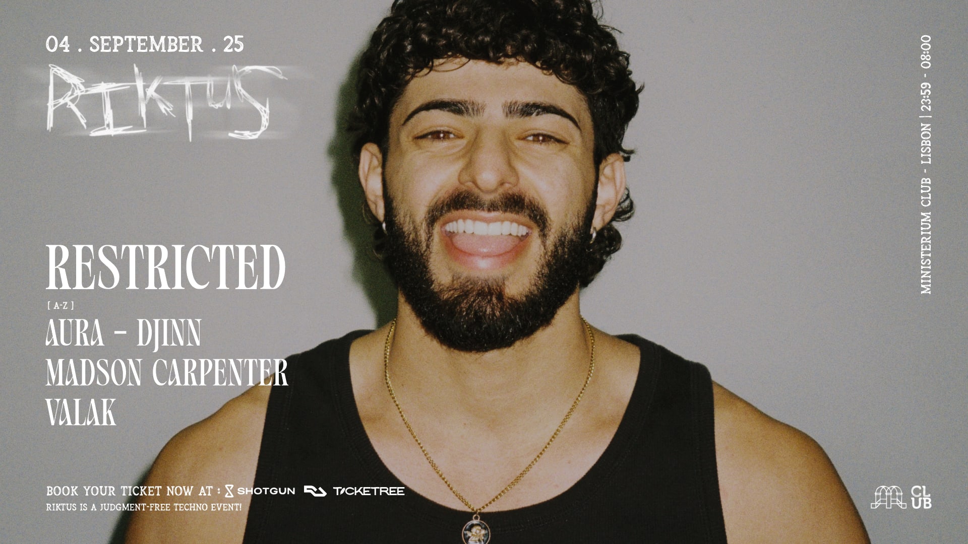 [Sold-Out] Riktus With Restricted (Portugal Debut)