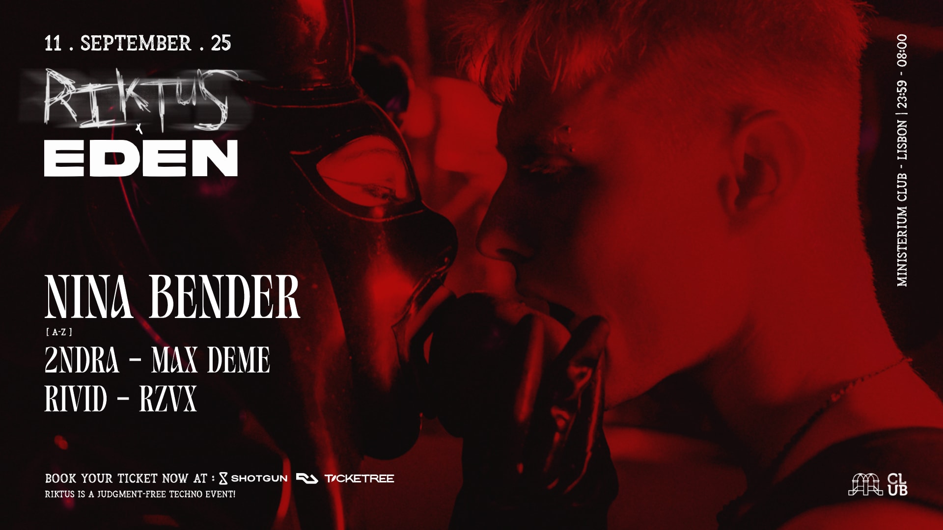 Riktus X Eden With Nina Bender, Rivid, Rzvx, 2ndra, Max Deme