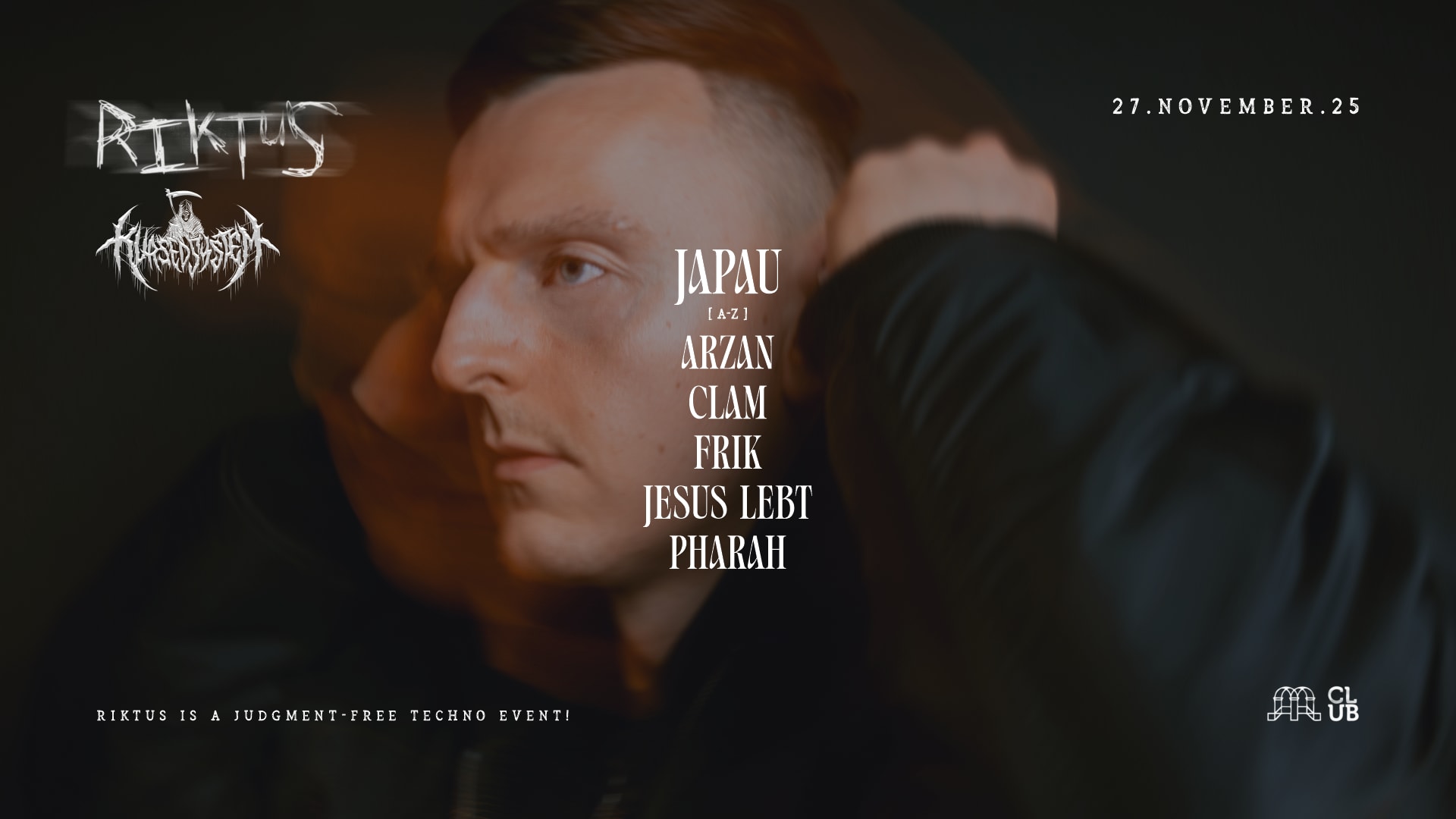 Riktus X Kursed System With Japau (De), Frik, Jesus Lebt