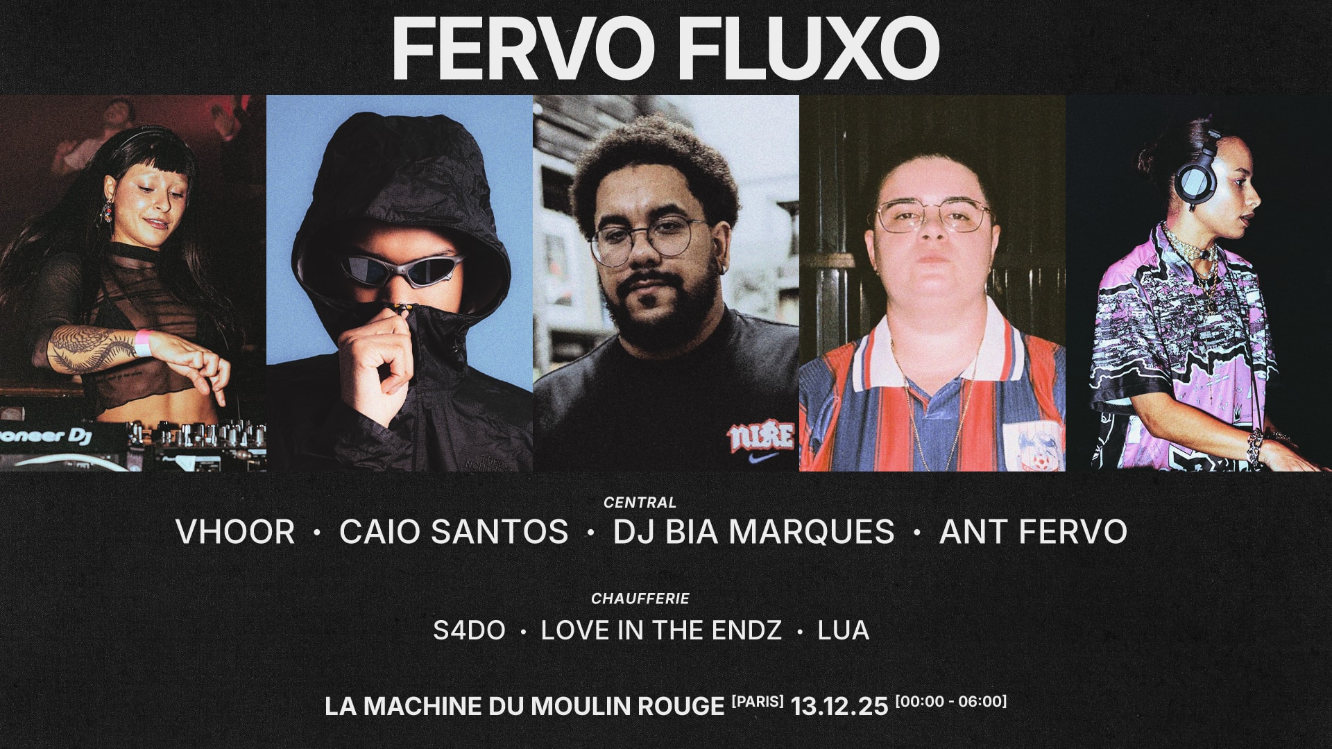 Fervo Fluxo W/ Vhoor, Caio Santos, Dj Bia Marques...