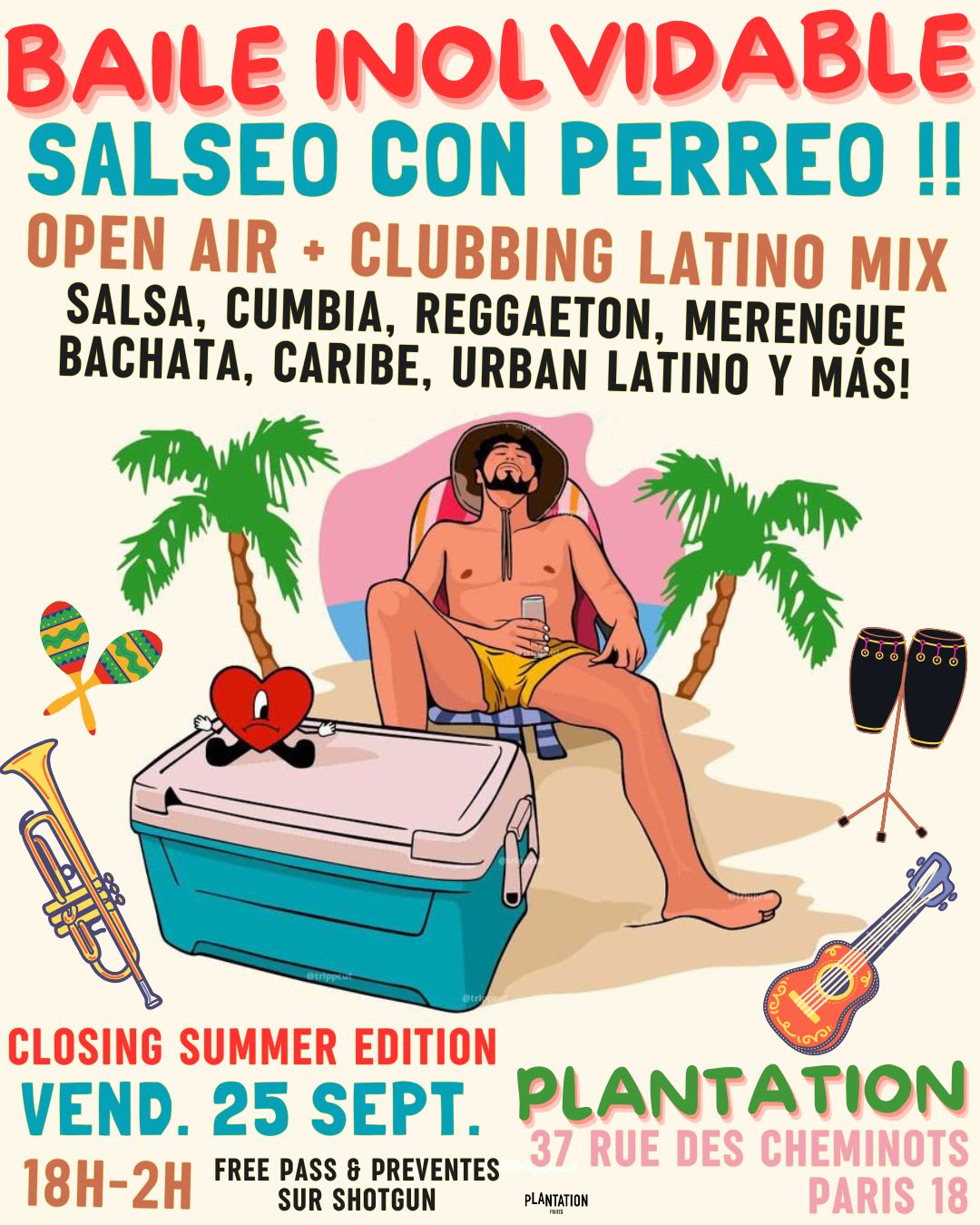 Baile Inolvidable - Soirée Latino MIX Salseo Con Perreo !