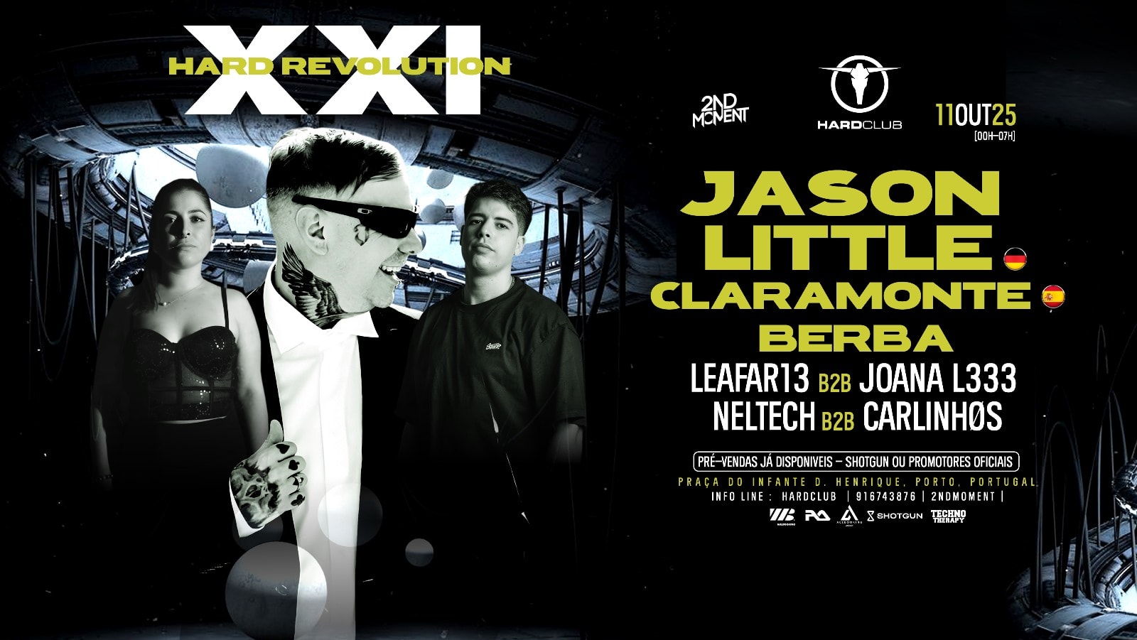 Hardmoment XXI W/Jason Little & Claramonte & Berba -Hardclub