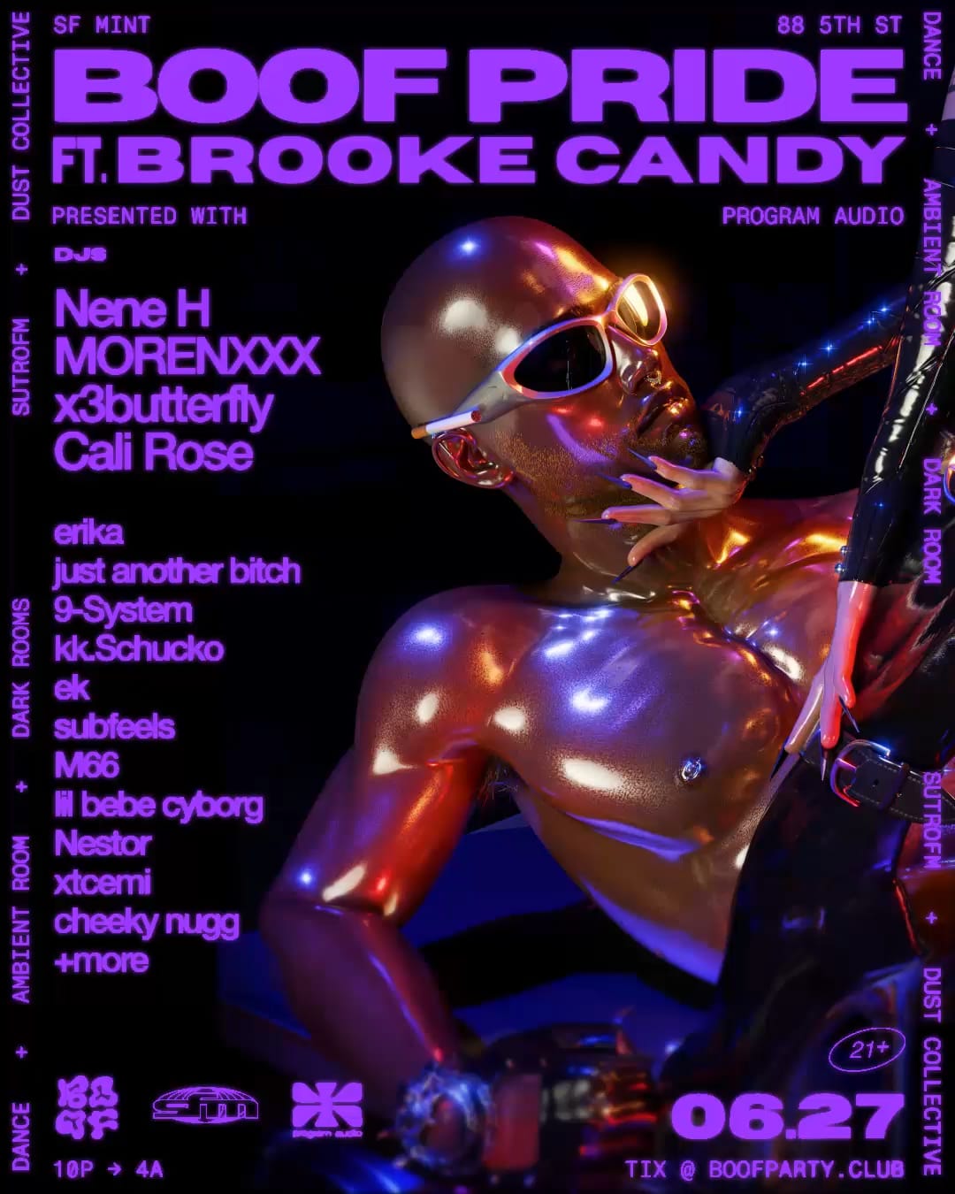 Boof Pride @ Sf Mint Ft. Brooke Candy (W/ Program + Sutrofm)