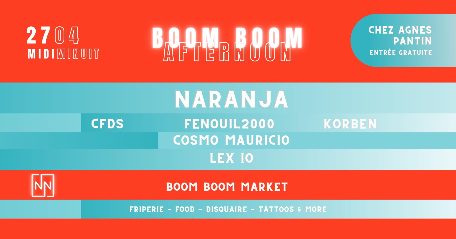 [Gratuit] Boom Boom Afternoon #001 Curated By Neon Noir Crew