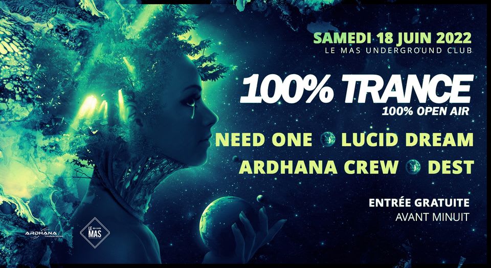 100% Trance : Entrée Gratuite I Le Mas Underground Club